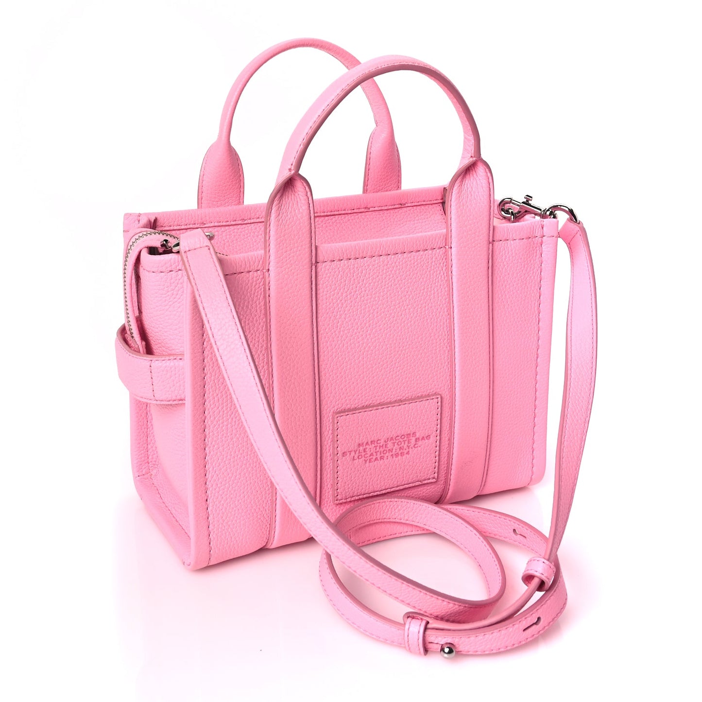 Marc Jacobs Grained Calfskin Small The Tote Bag Fluro Candy