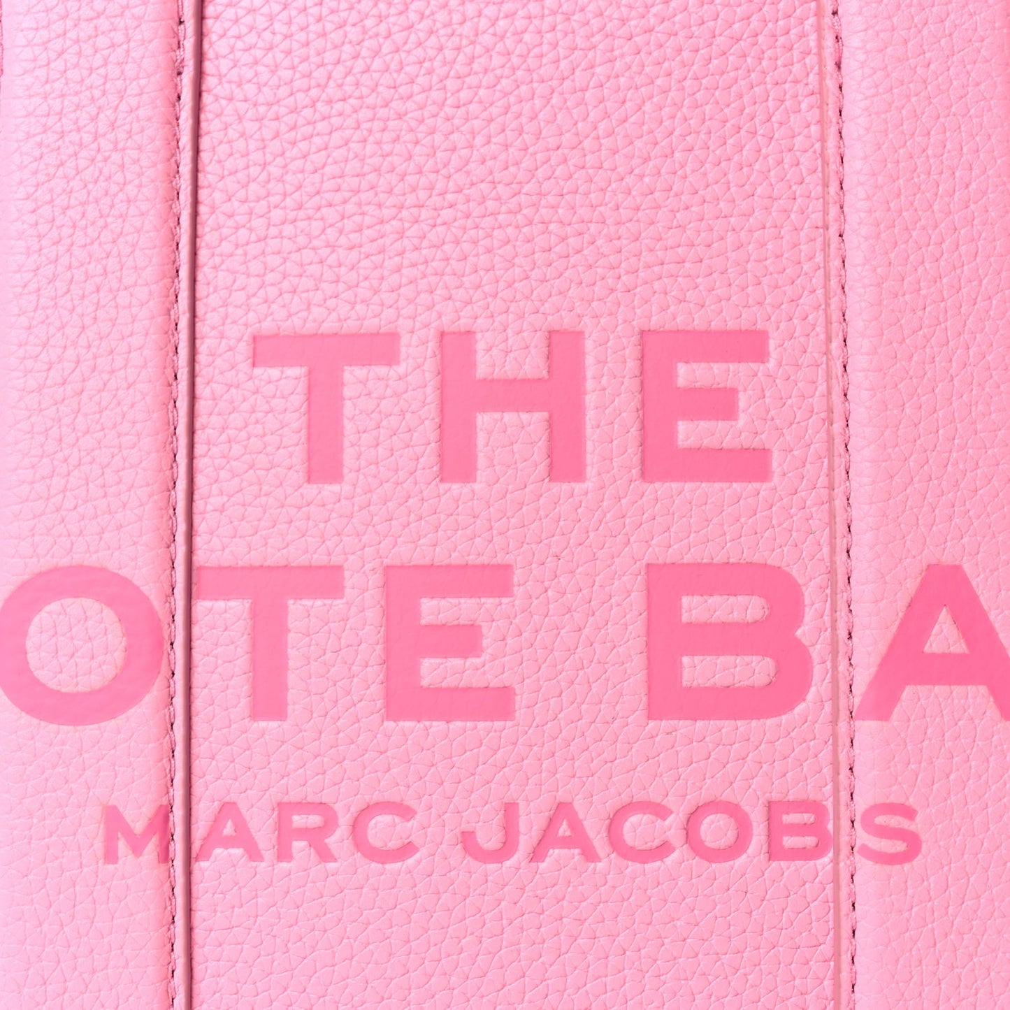 Marc Jacobs Grained Calfskin Small The Tote Bag Fluro Candy