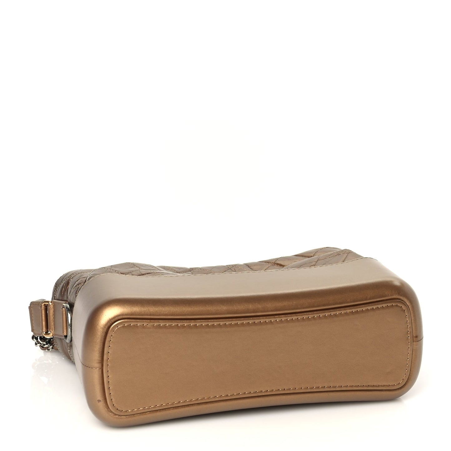 Chanel Metallic Aged Calfskin Quilted Medium Gabrielle Gold