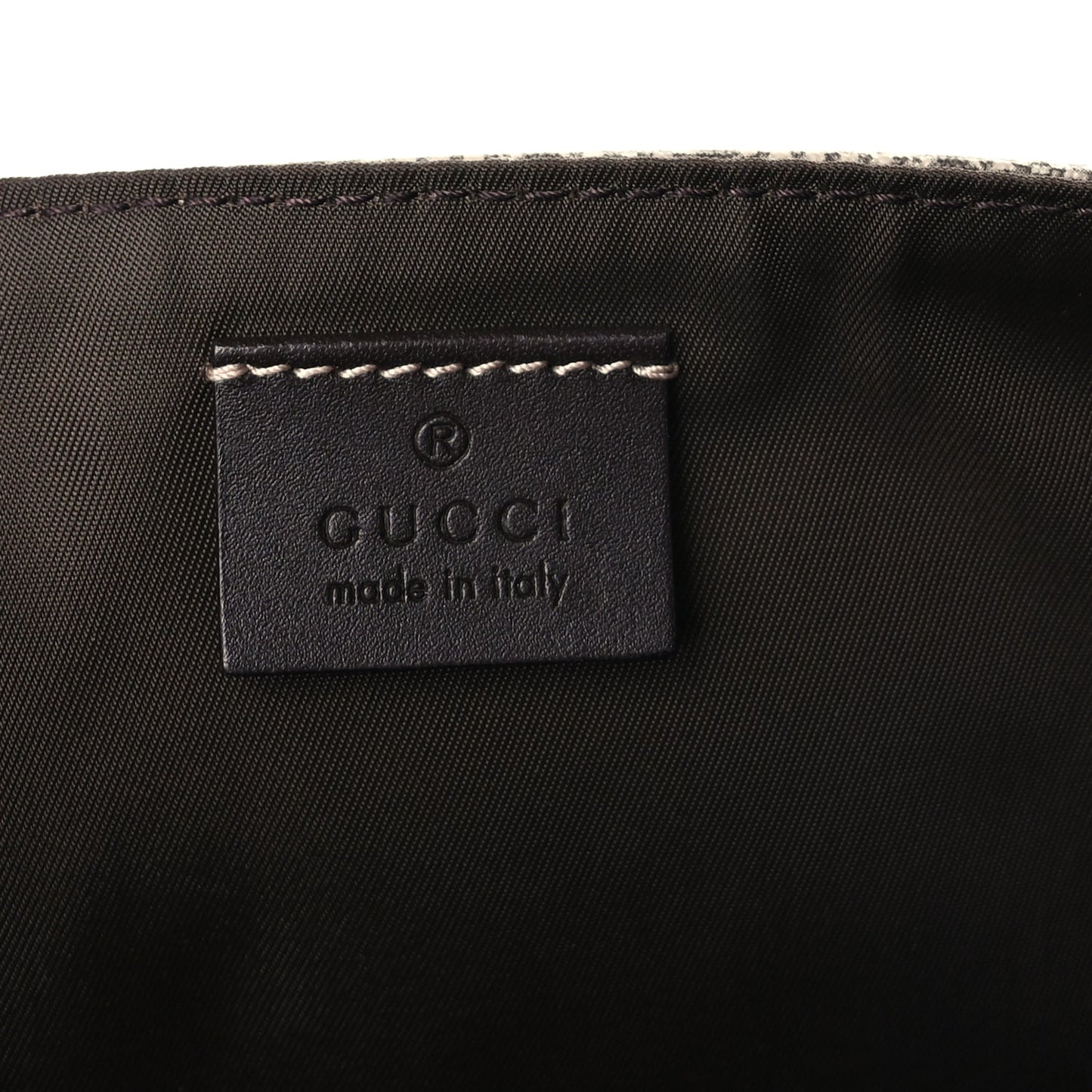 Gucci GG Plus Monogram Messenger Diaper Bag  Dark Brown