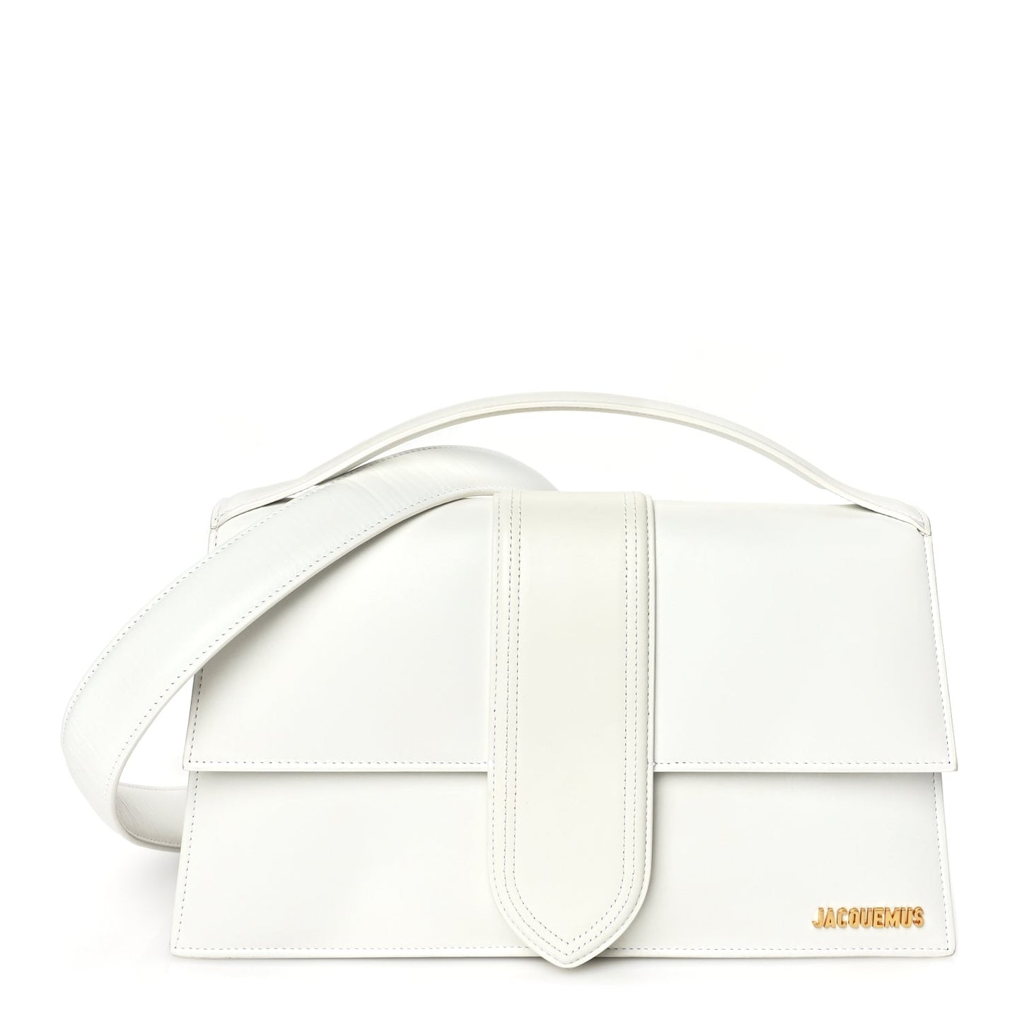 Jacquemus Smooth Calfskin Le Bambinou White