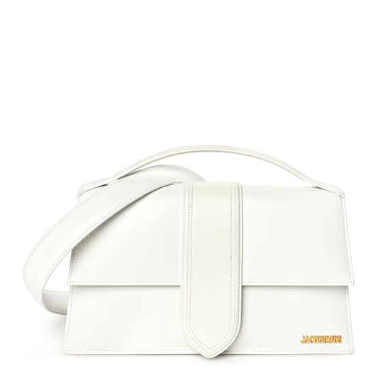 Jacquemus Smooth Calfskin Le Bambinou White