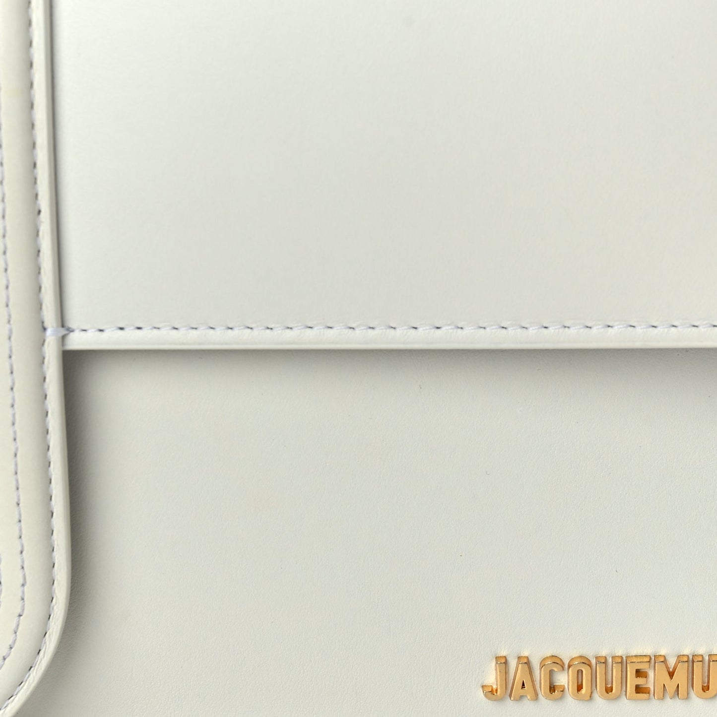 Jacquemus Smooth Calfskin Le Bambinou White