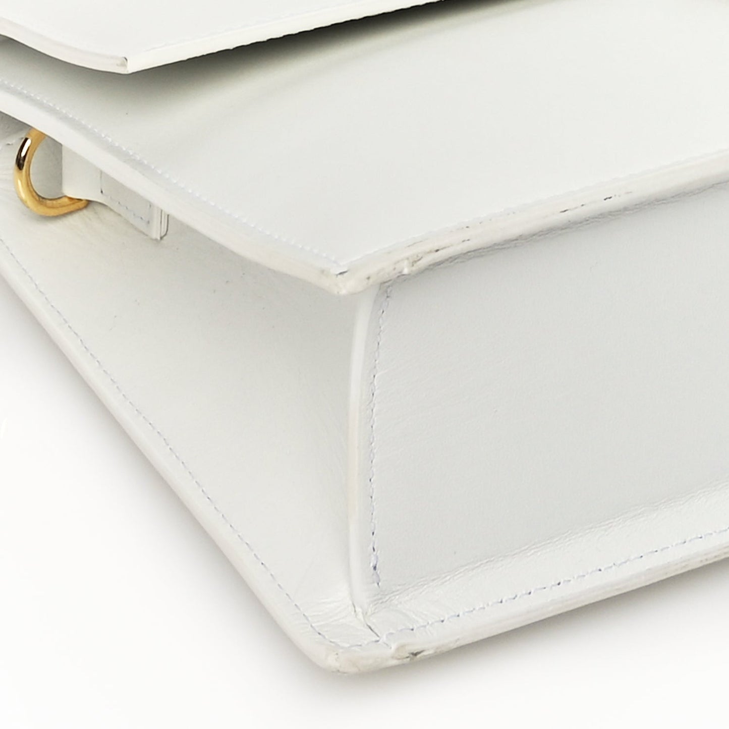 Jacquemus Smooth Calfskin Le Bambinou White