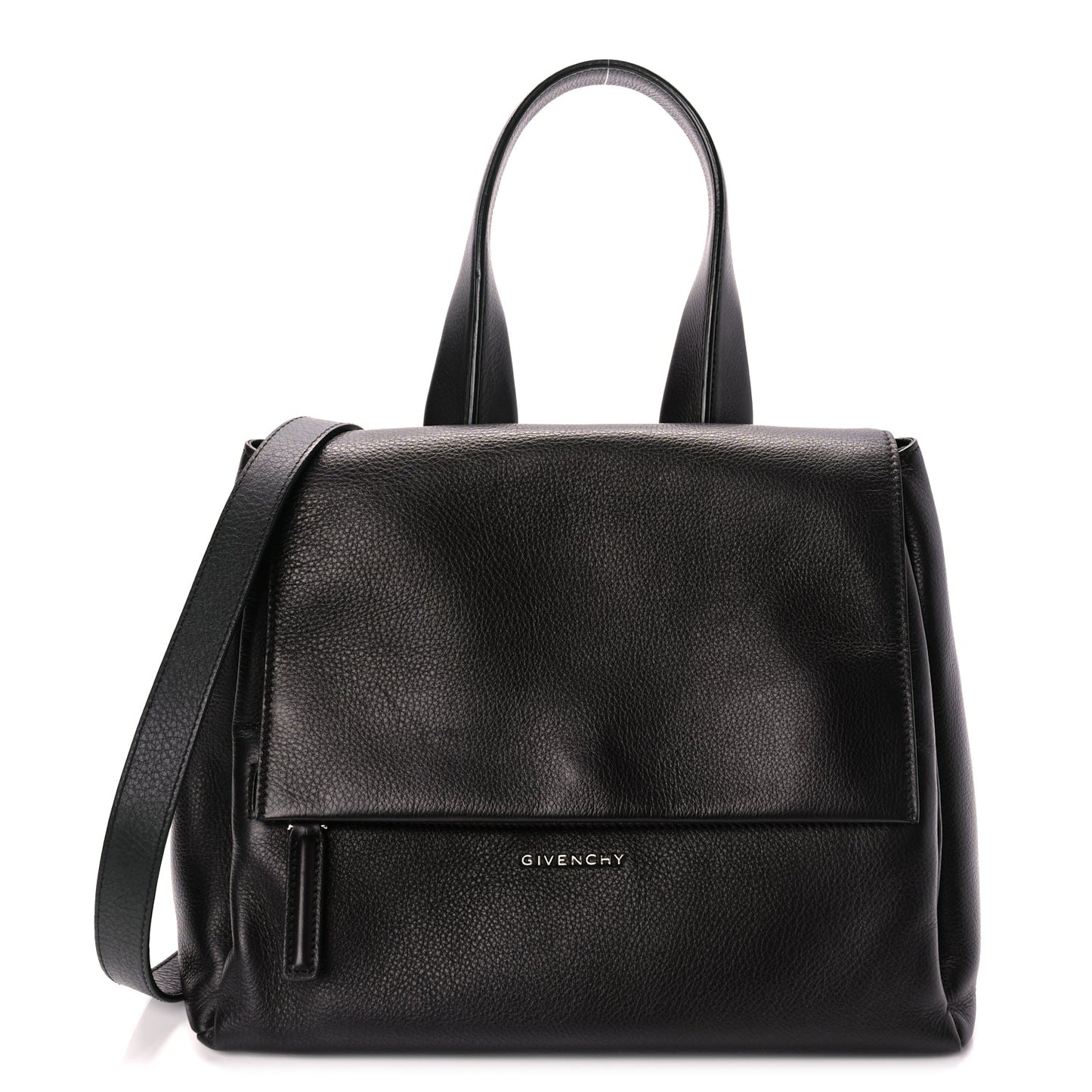Givenchy Calfskin Small Pandora Pure Flap Bag Black