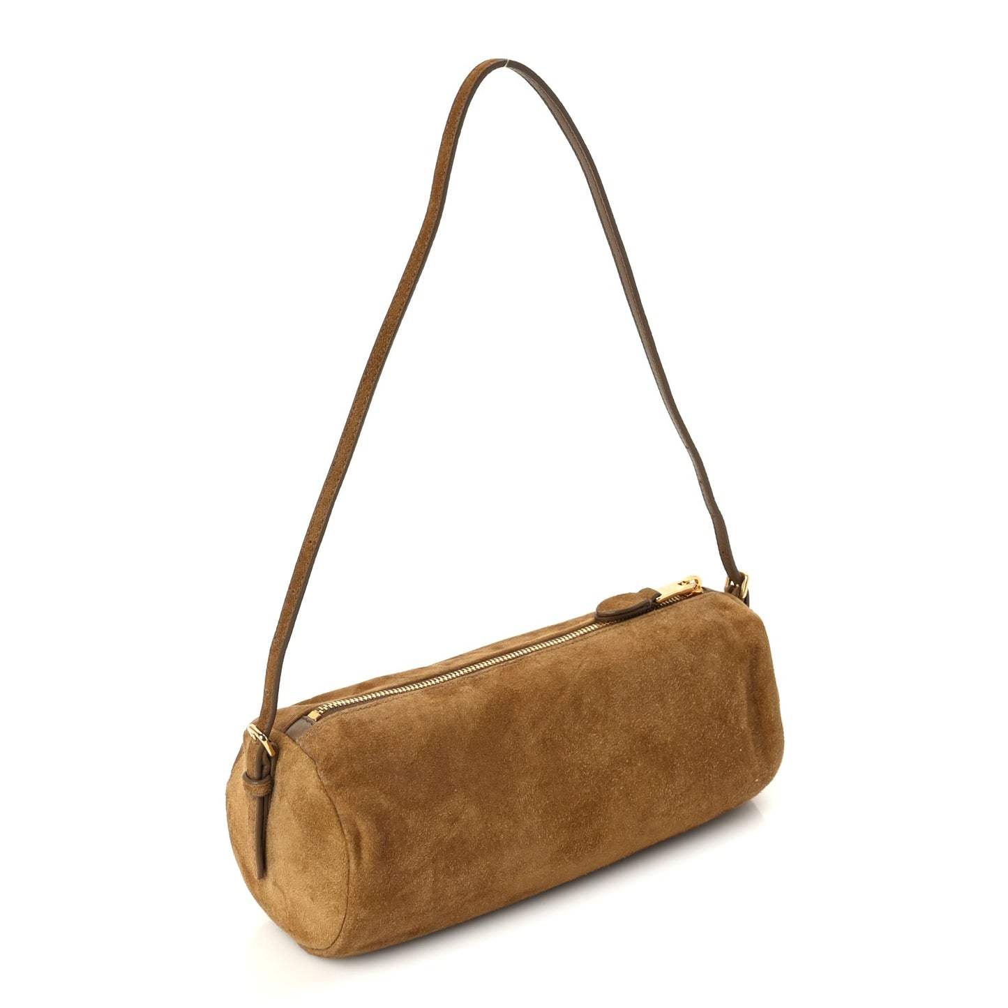 Miu Miu Suede Pouch Olive Green