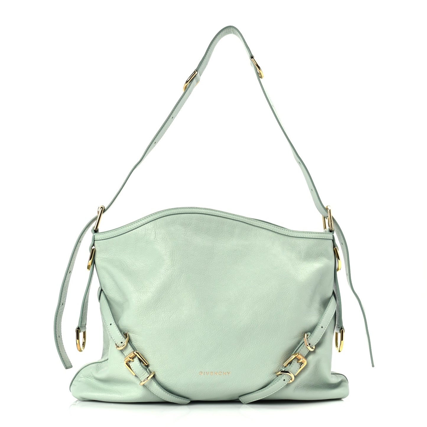 Givenchy Calfskin Medium Voyou Bag Celadon
