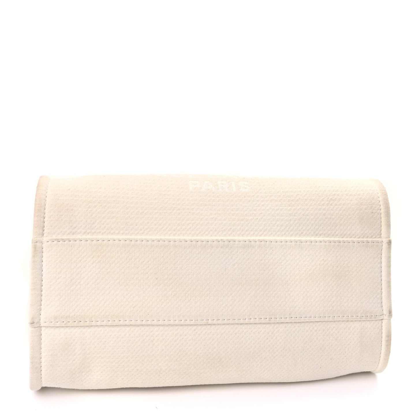 Chanel Mixed Fibers Small Deauville Tote  White