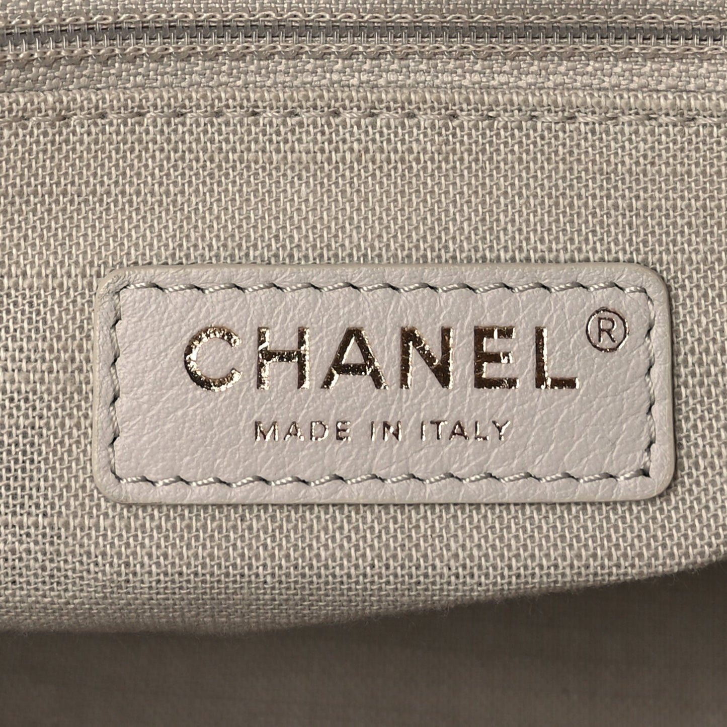 Chanel Mixed Fibers Small Deauville Tote  White