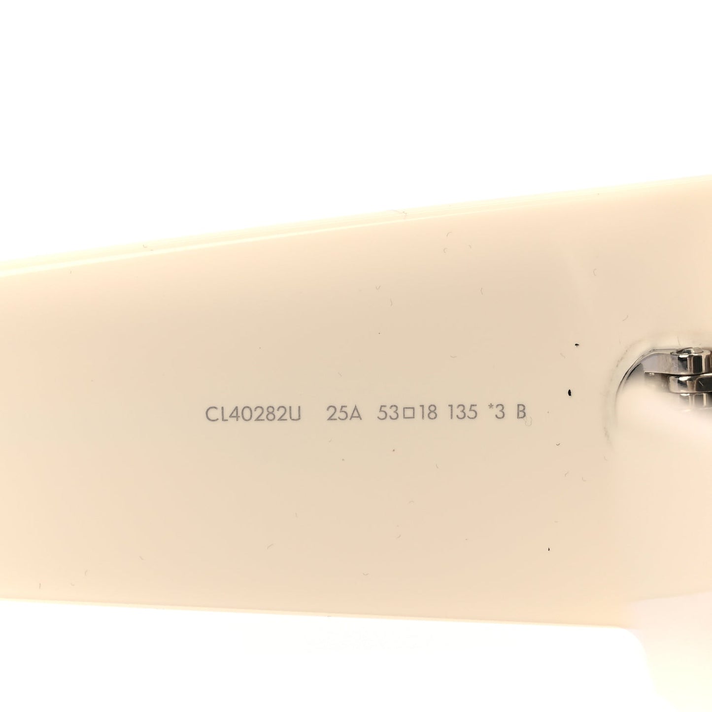 Celine Acetate Triomphe XL 01 Sunglasses CL40282U White