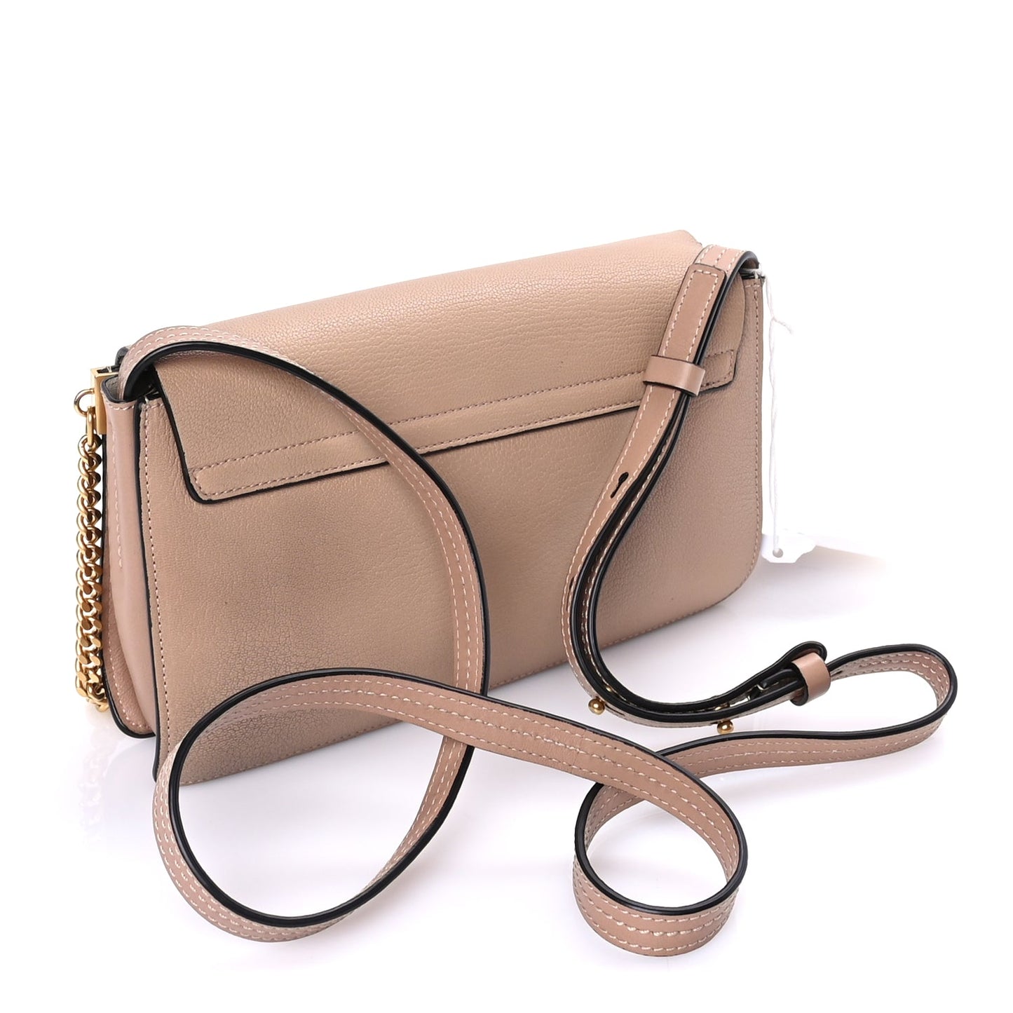 Chloe Goatskin Small Faye Shoulder Bag  Biscotti Beige