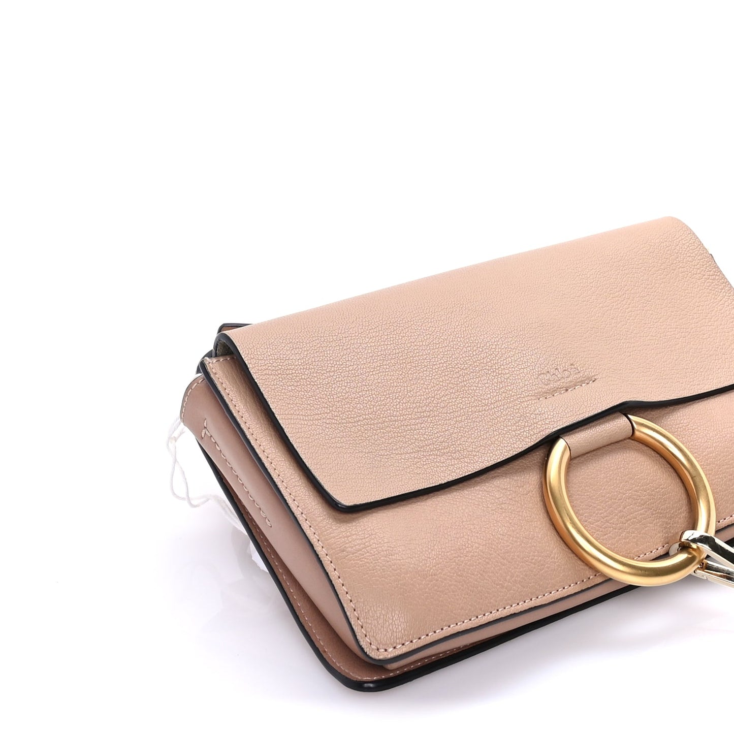 Chloe Goatskin Small Faye Shoulder Bag  Biscotti Beige