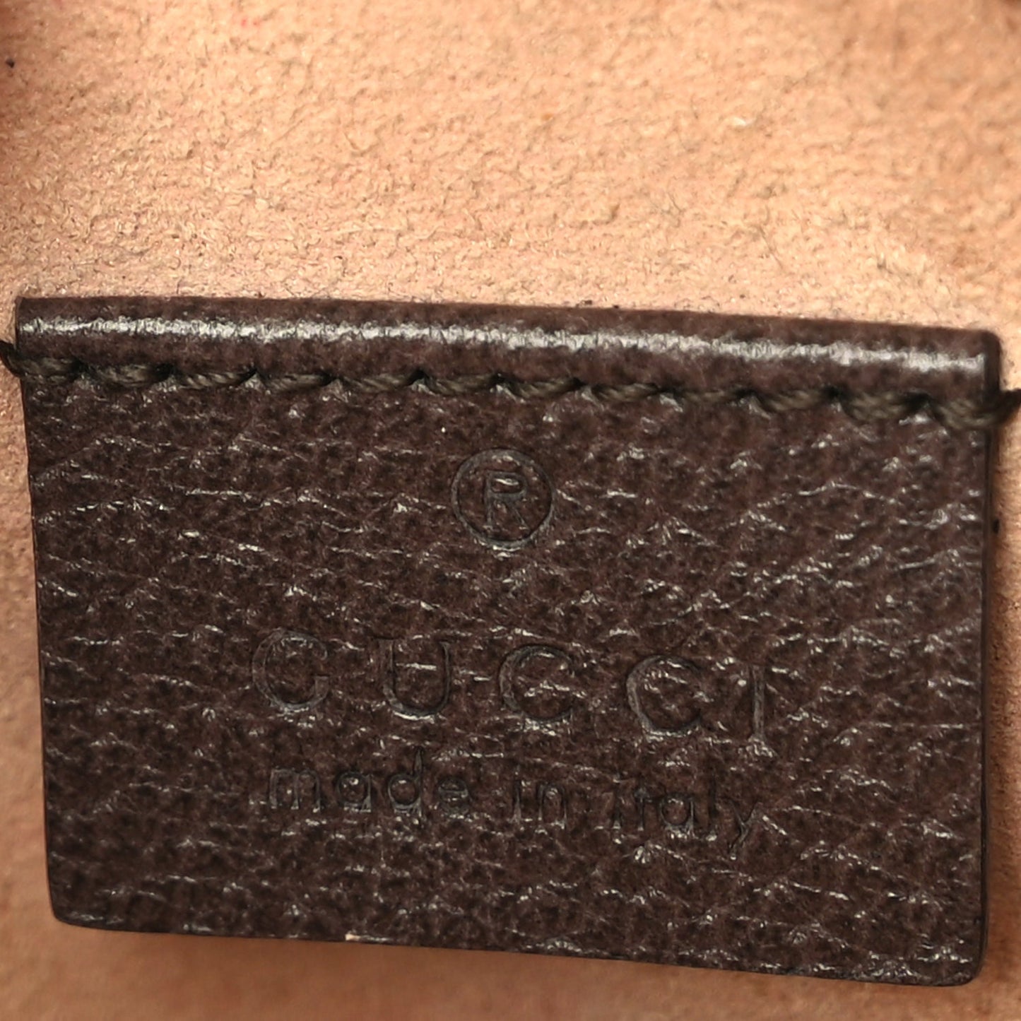 Gucci GG Supreme Monogram Web Mini Ophidia Round Shoulder Bag Brown