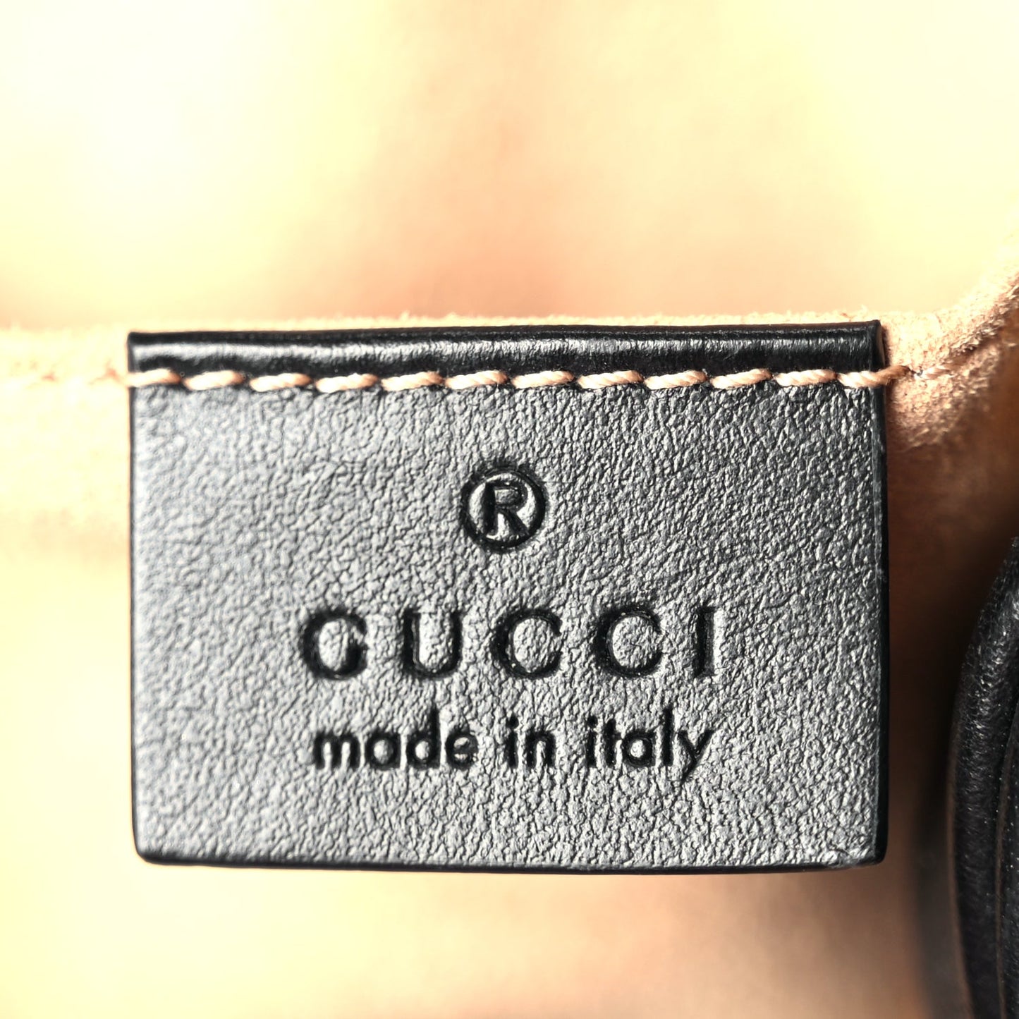 Gucci Calfskin Matelasse Mini GG Marmont Chain Shoulder Bag Black Black