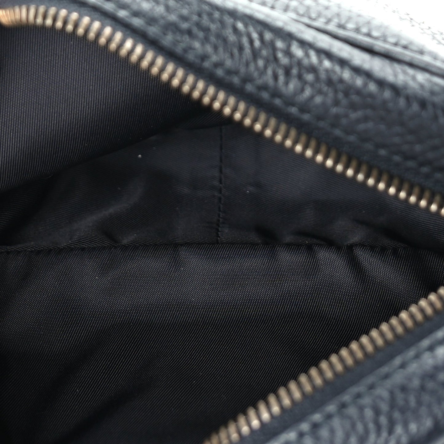 Gucci Pebbled Calfskin Mini Soho Disco Bag Black