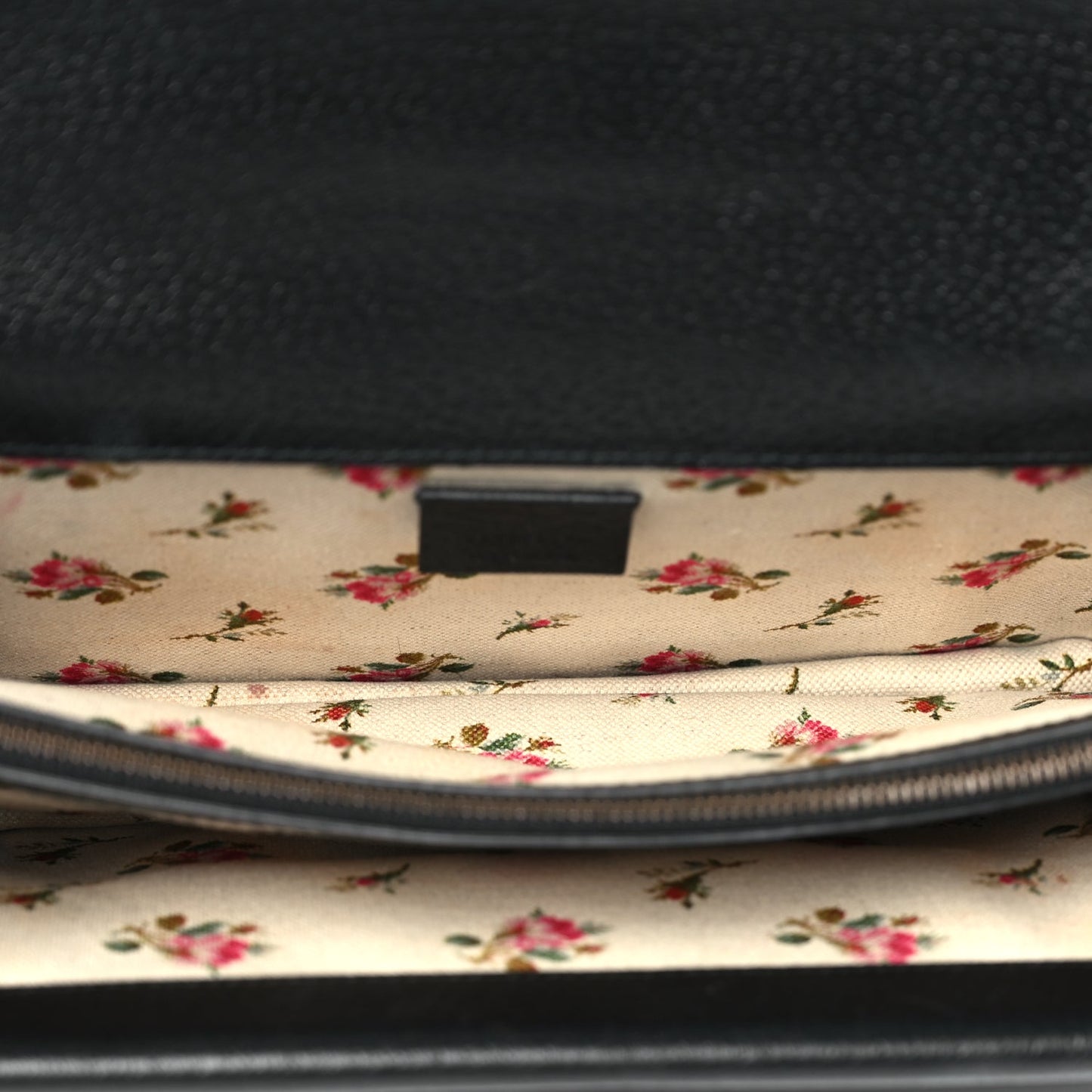 Gucci Calfskin Web Small Dionysus Shoulder Bag Black