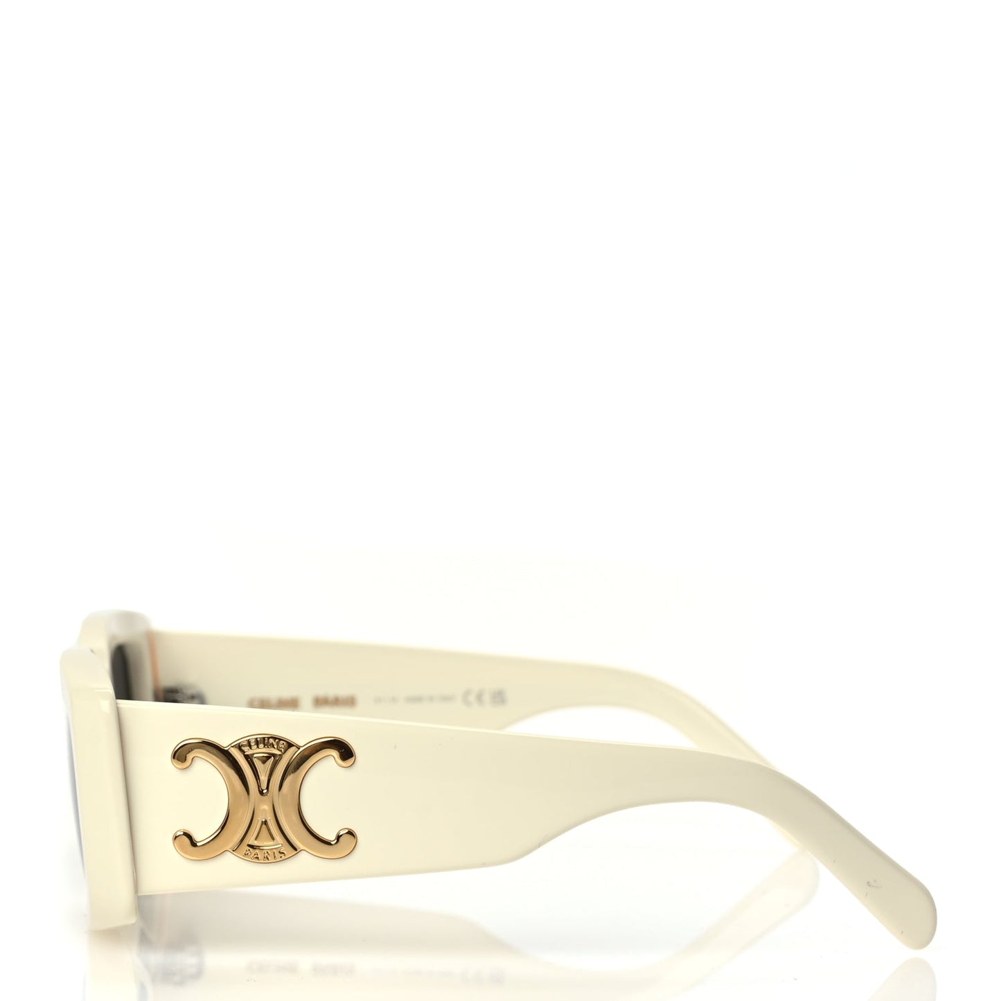 Celine Acetate Triomphe XL 01 Sunglasses CL40282U Ivory