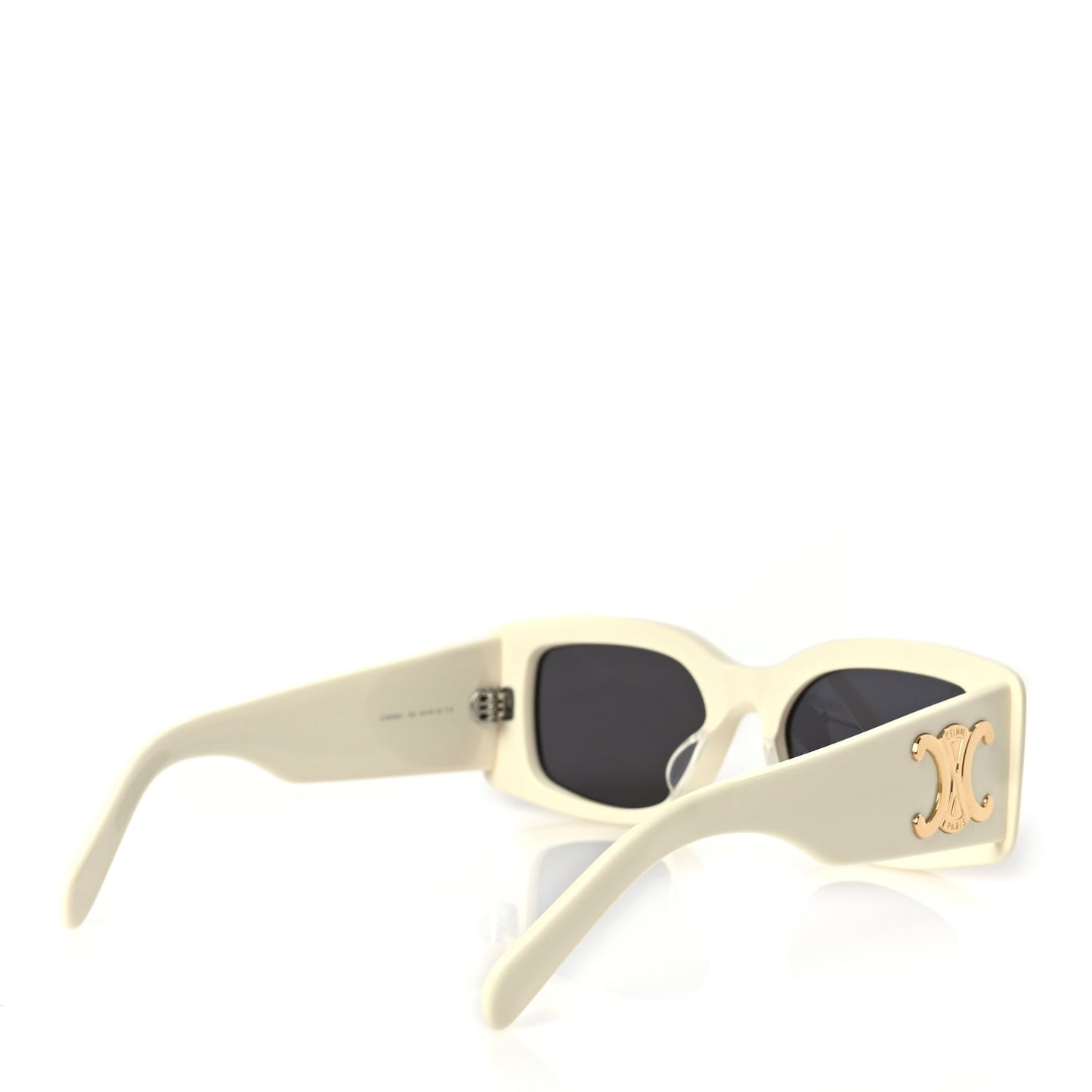 Celine Acetate Triomphe XL 01 Sunglasses CL40282U Ivory