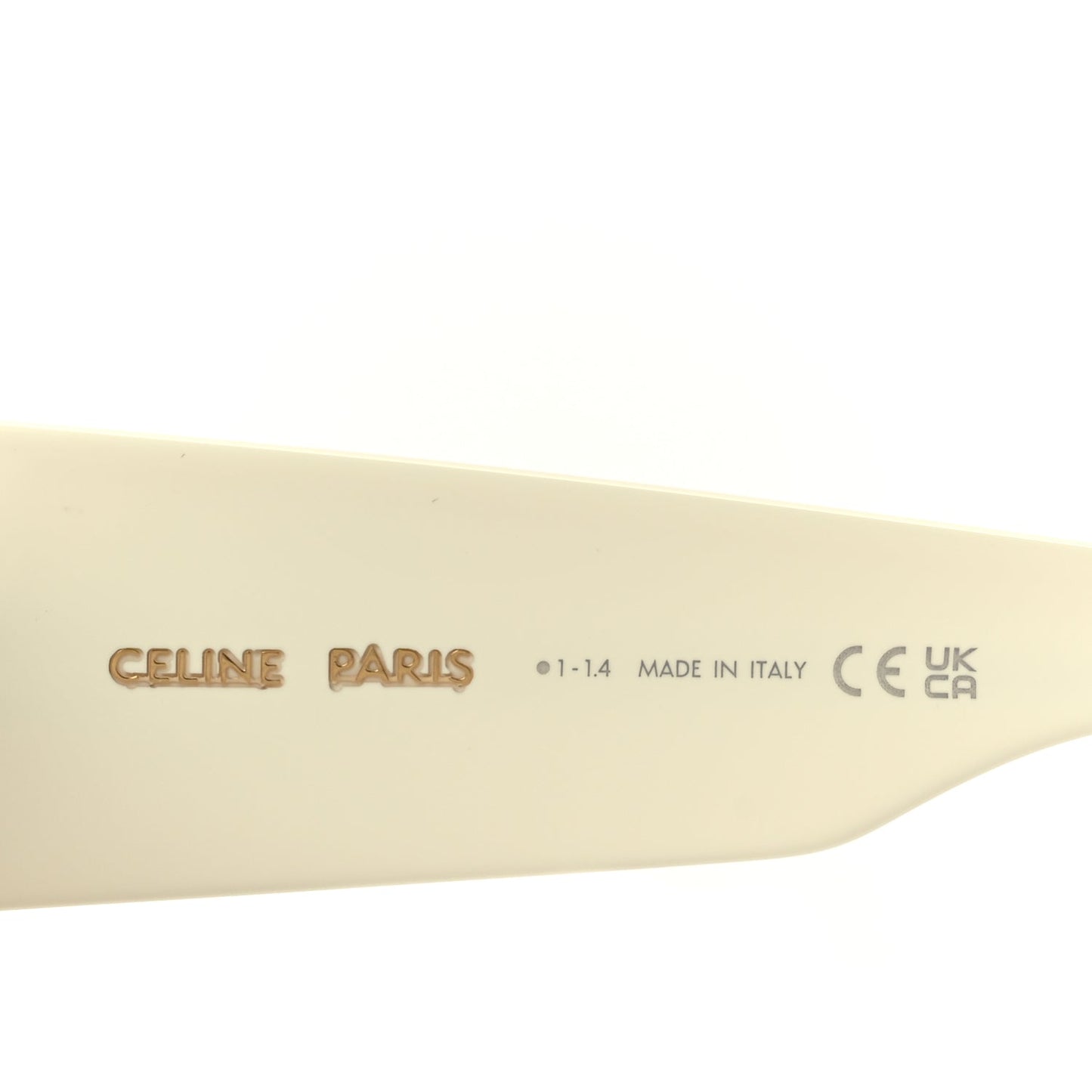 Celine Acetate Triomphe XL 01 Sunglasses CL40282U Ivory