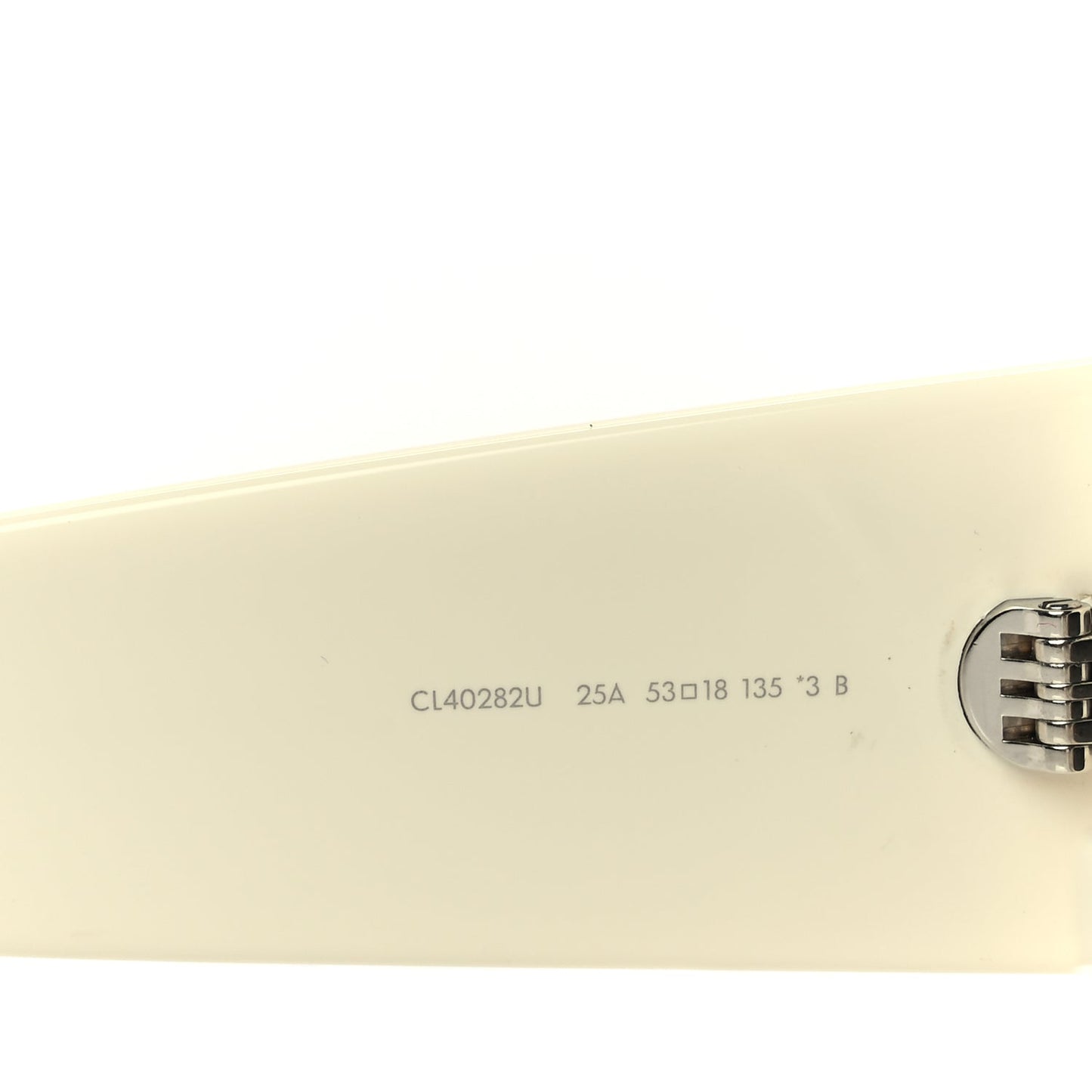 Celine Acetate Triomphe XL 01 Sunglasses CL40282U Ivory