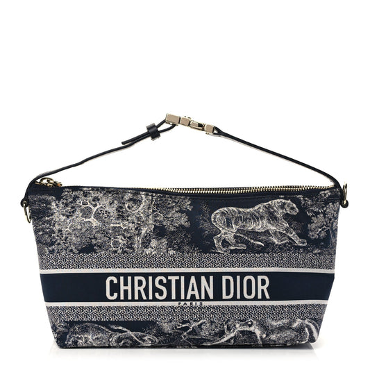 Christian Dior Technical Fabric Toile De Jouy DiorTravel Nomad Pouch