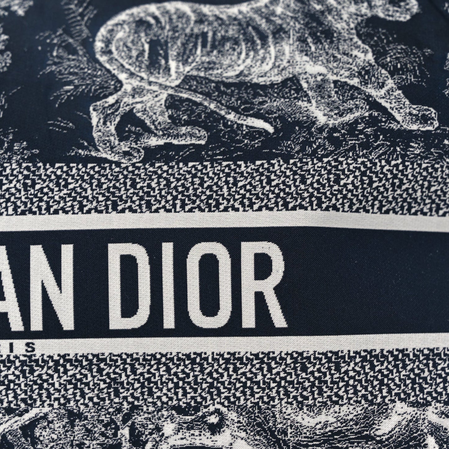 Christian Dior Technical Fabric Toile De Jouy DiorTravel Nomad Pouch