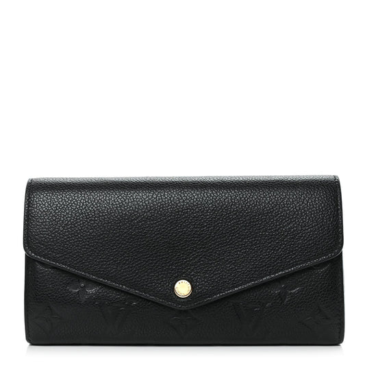 Louis Vuitton LOUIS VUITTON Empreinte Sarah Wallet NM Black