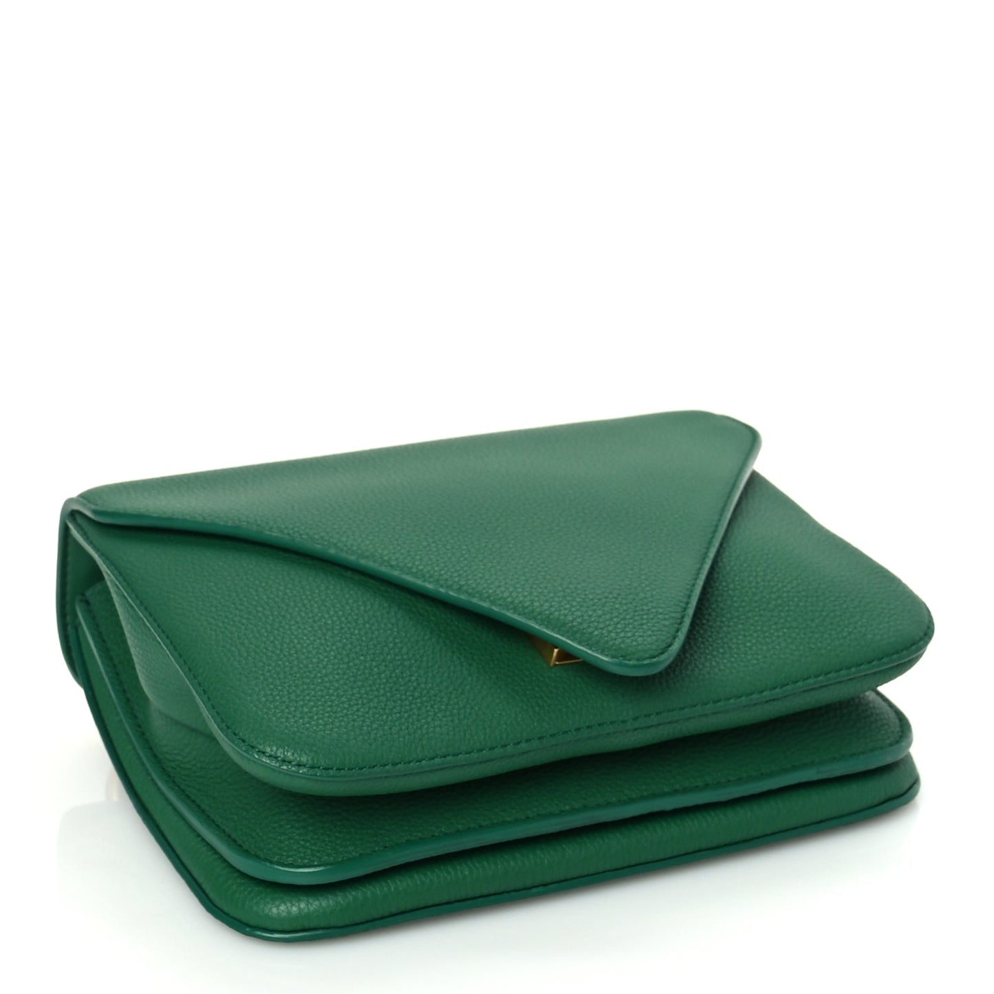 Bottega Veneta Calfskin Mount Envelope Bag Jungle