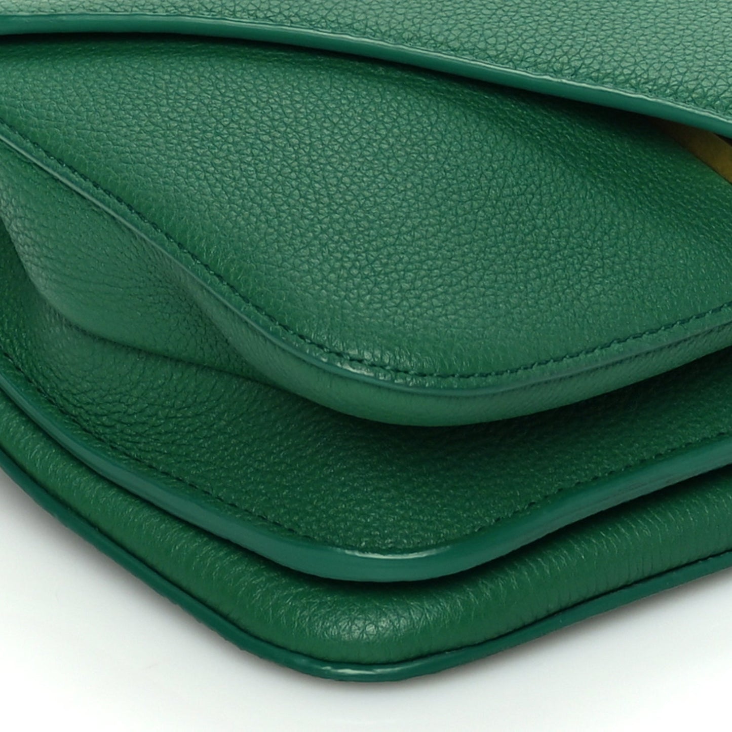 Bottega Veneta Calfskin Mount Envelope Bag Jungle