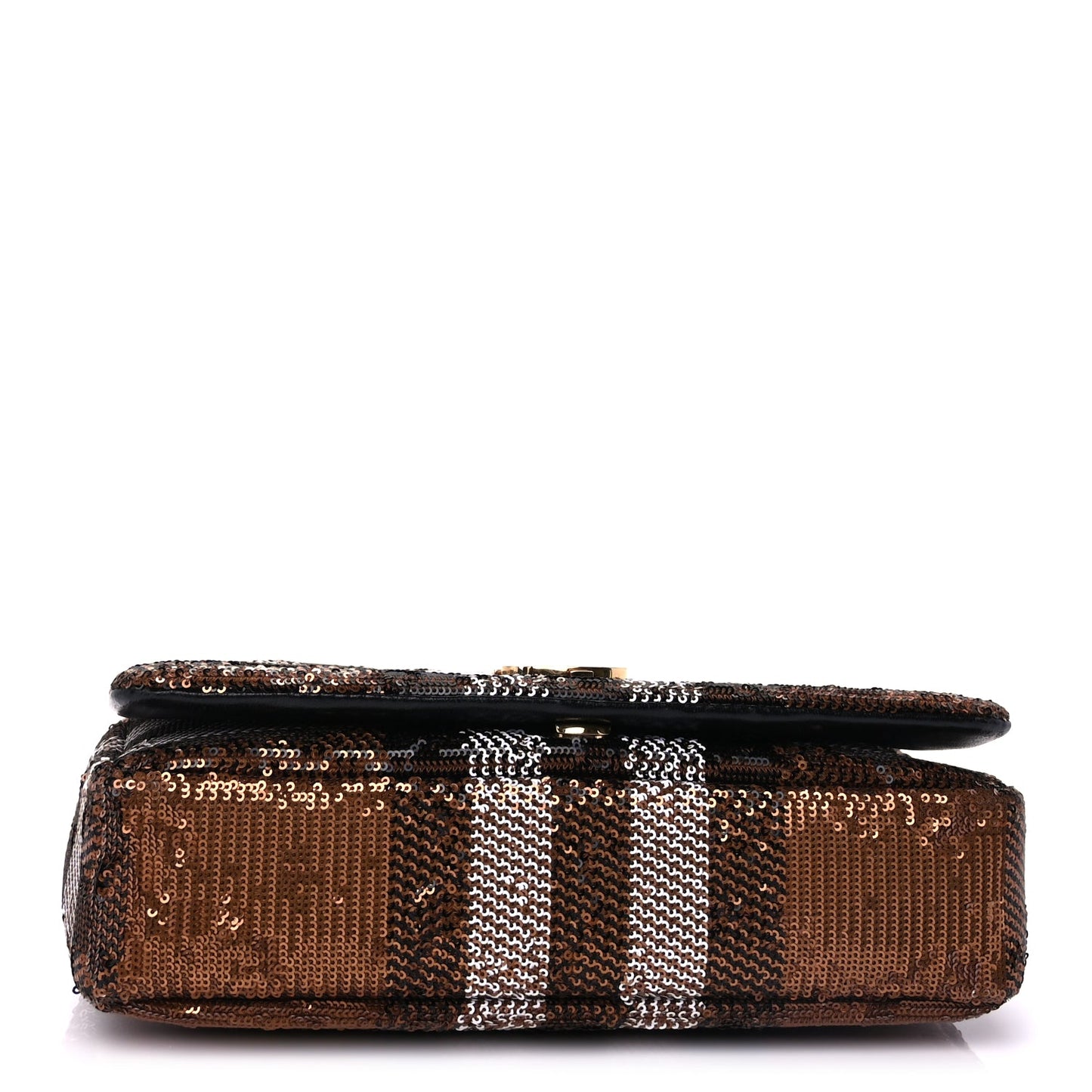 Burberry Sequin Small Lola Bag  Dark Birch