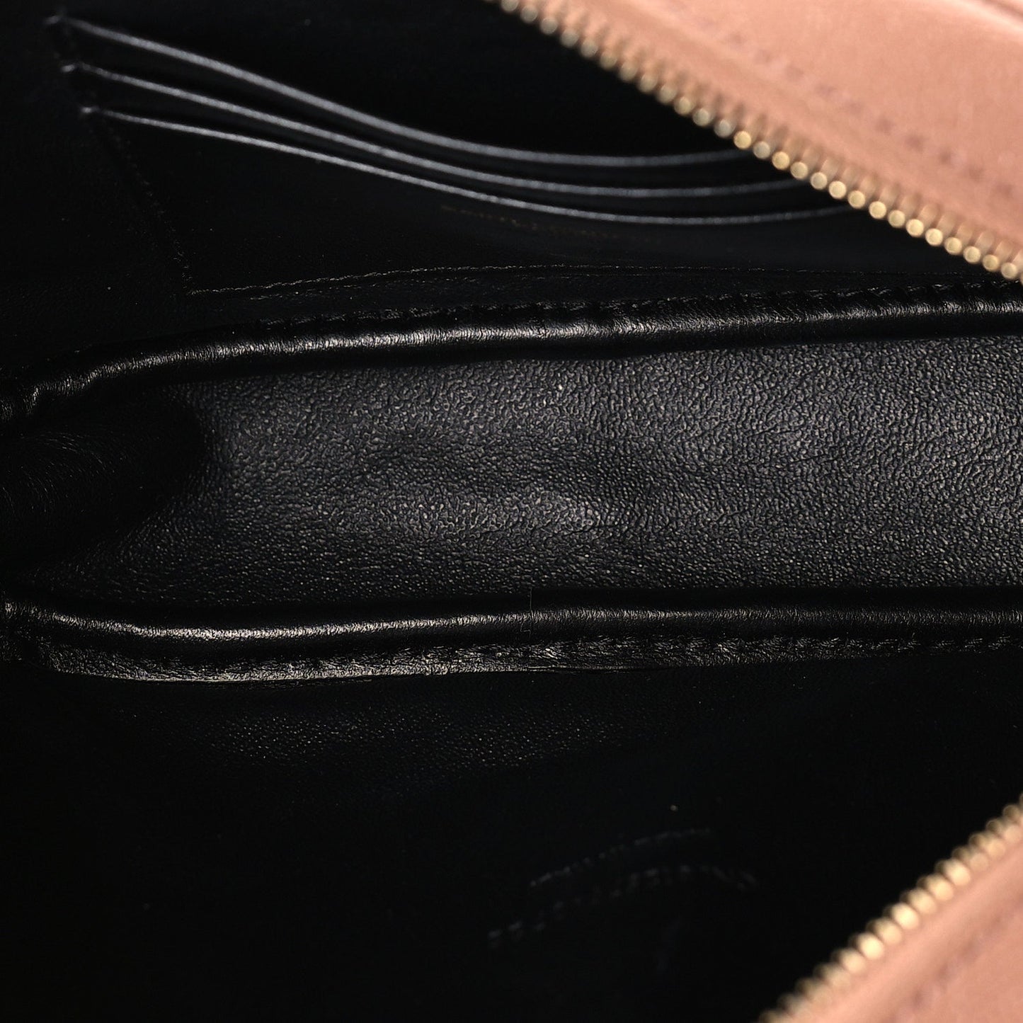 Saint Laurent Grain De Poudre Matelasse Monogram Mini Lou Camera Bag  Vintage Peach