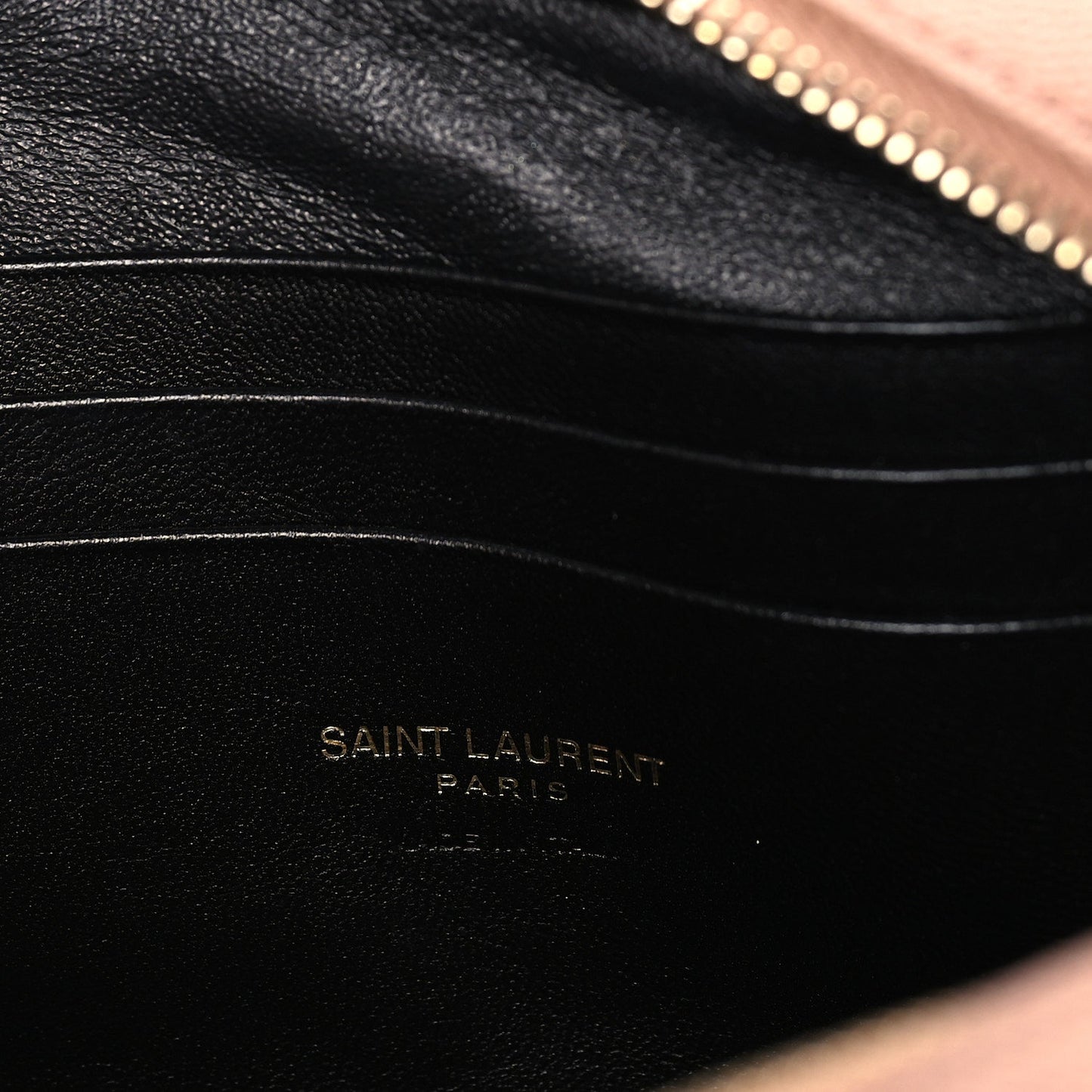 Saint Laurent Grain De Poudre Matelasse Monogram Mini Lou Camera Bag  Vintage Peach
