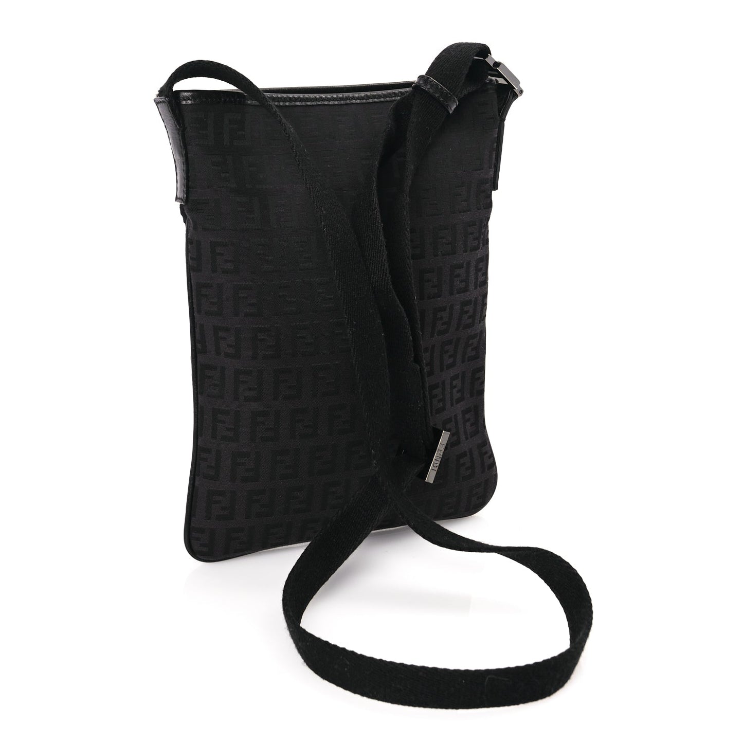 Fendi Zucchino Crossbody Black