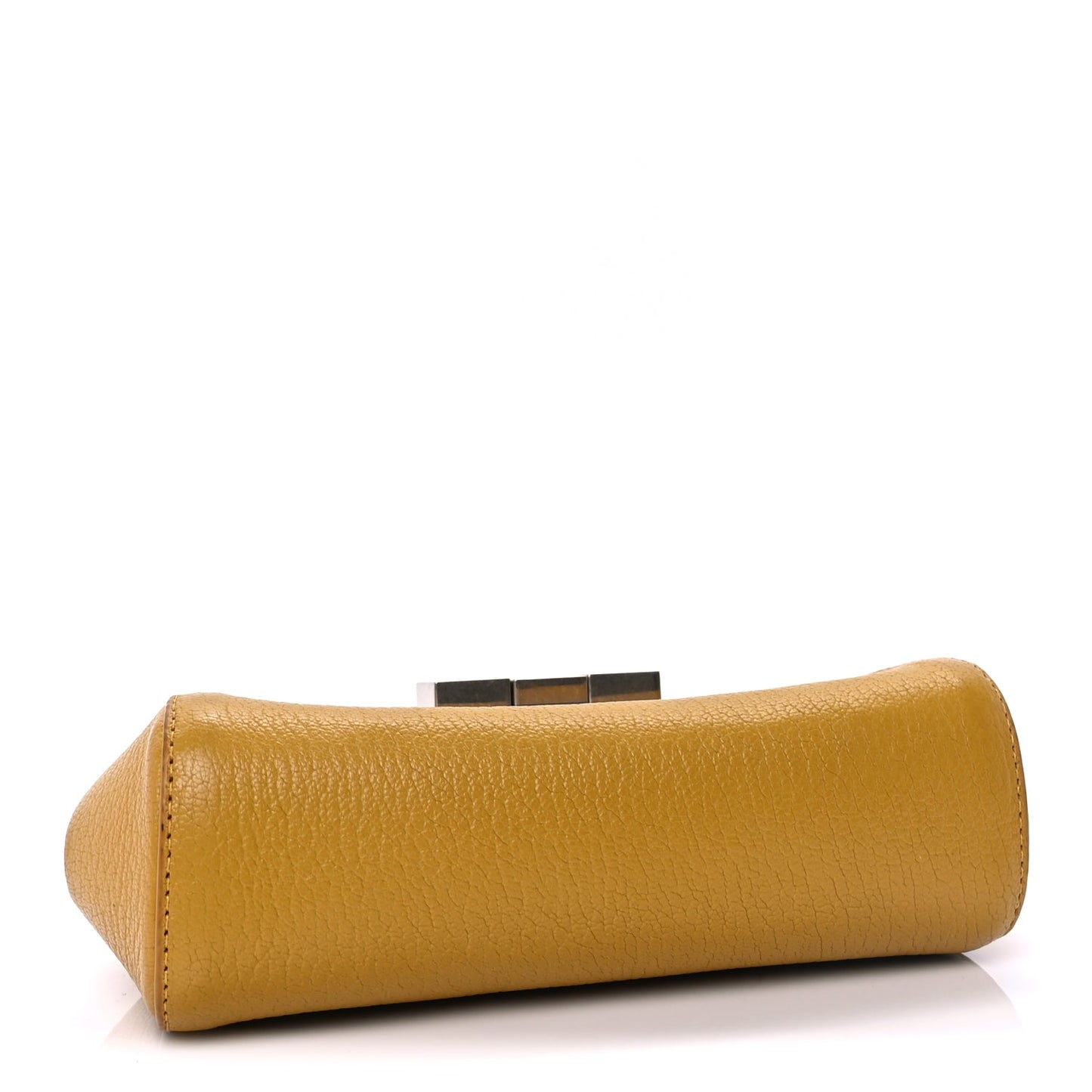 Bottega Veneta Grained Calfskin Geometric Belt Bag  Mustard Yellow
