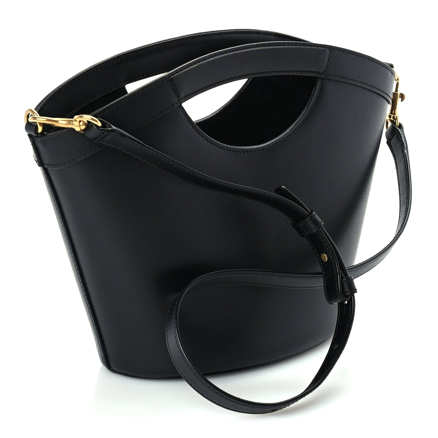 Saint Laurent Calfskin Mini Celia Tote Black