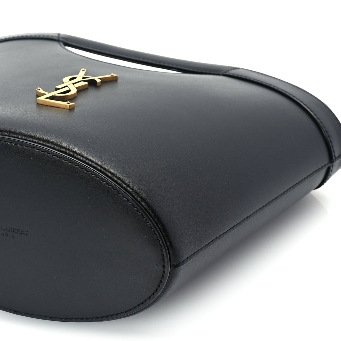 Saint Laurent Calfskin Mini Celia Tote Black