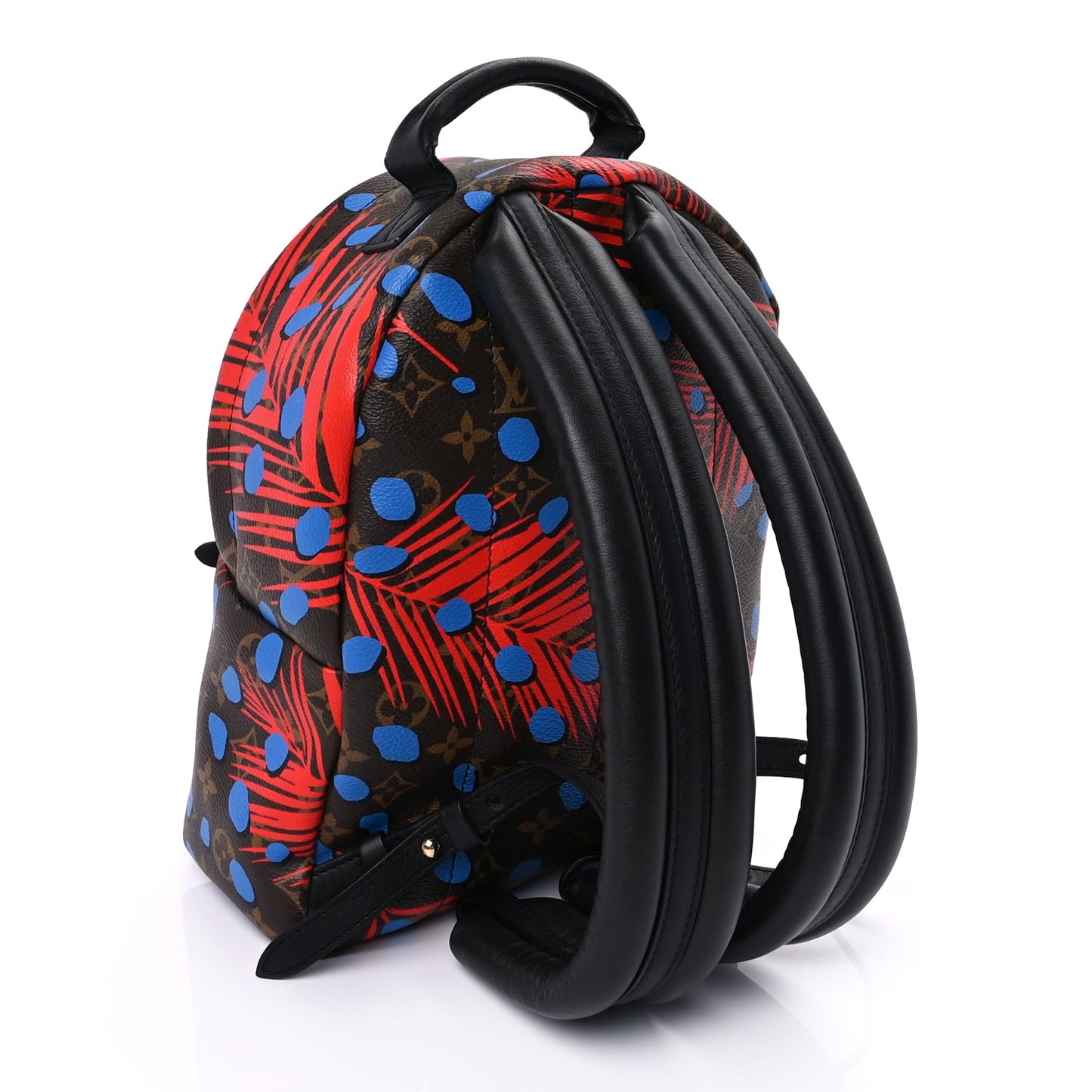 Louis Vuitton Monogram Jungle Dots Palm Springs Backpack PM  Coquelicot Denim
