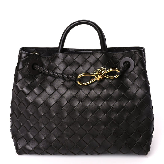 Bottega Veneta Nappa Intrecciato Small Andiamo Shoulder Bag Fondant
