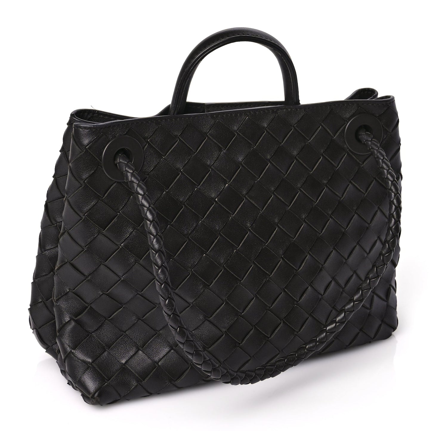 Bottega Veneta Nappa Intrecciato Small Andiamo Shoulder Bag Fondant