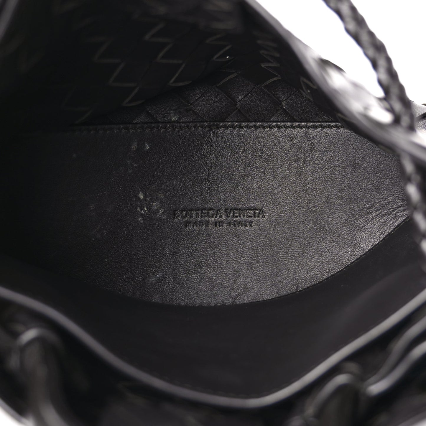 Bottega Veneta Nappa Intrecciato Small Andiamo Shoulder Bag Fondant