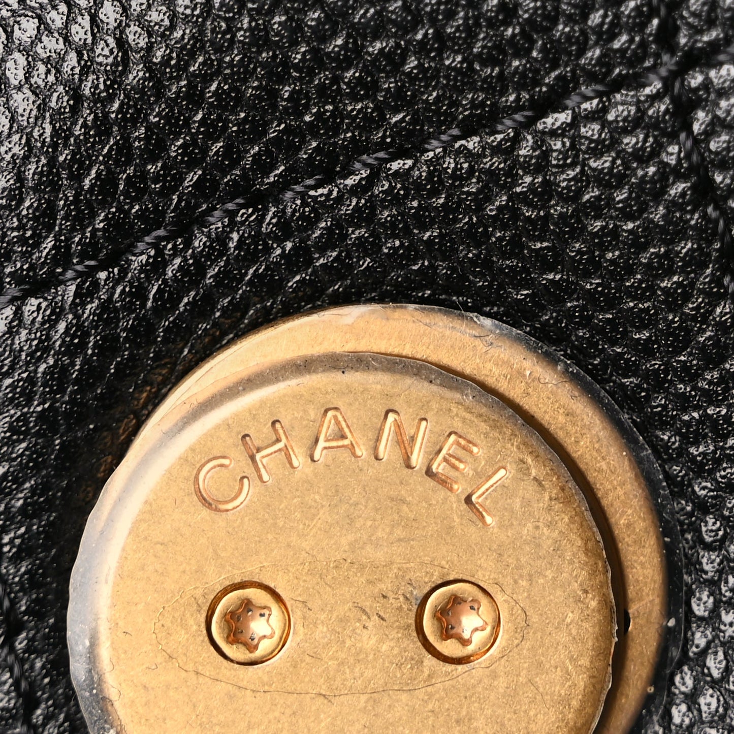 Chanel Caviar Quilted Large Chanel 25 Handbag Black