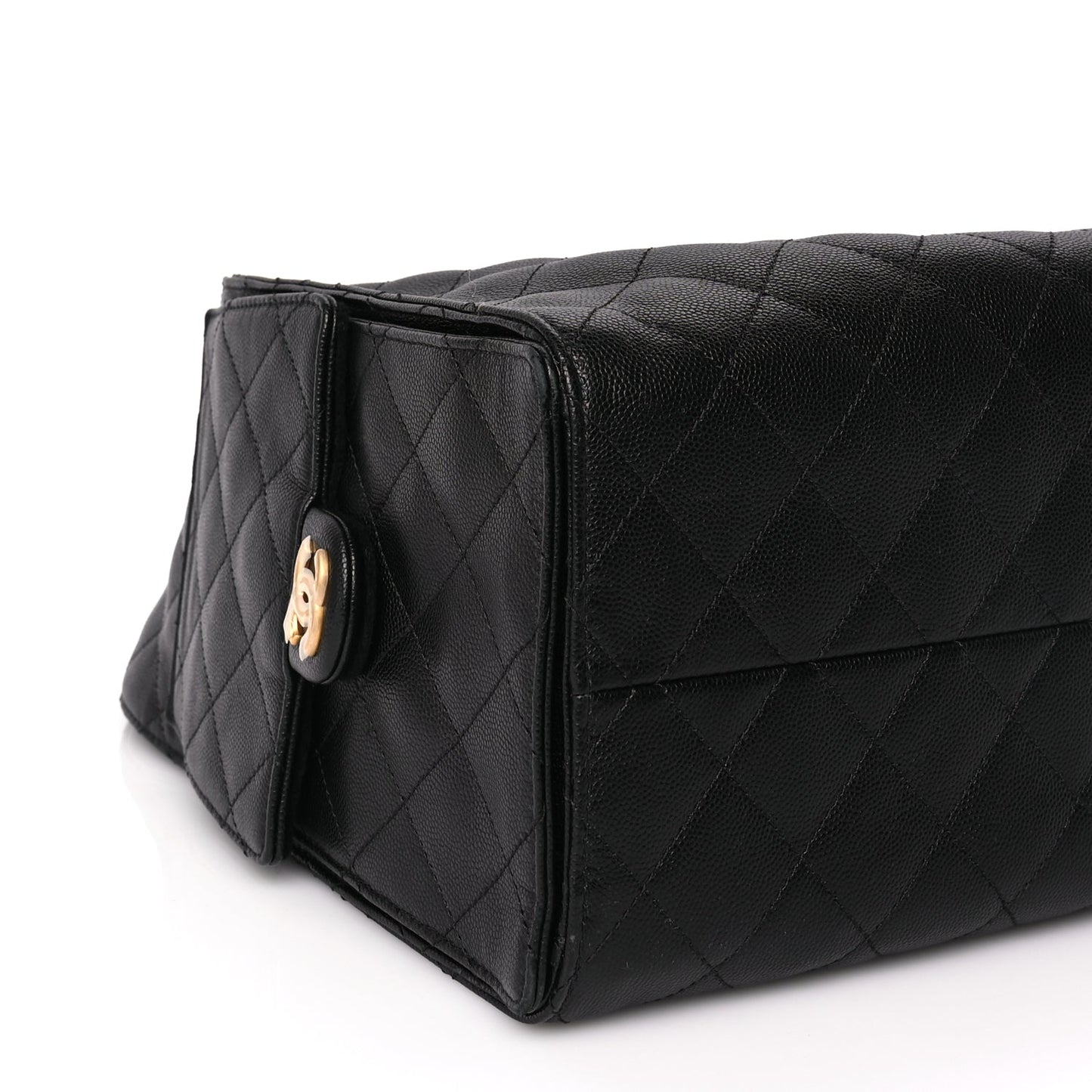 Chanel Caviar Quilted Large Chanel 25 Handbag Black