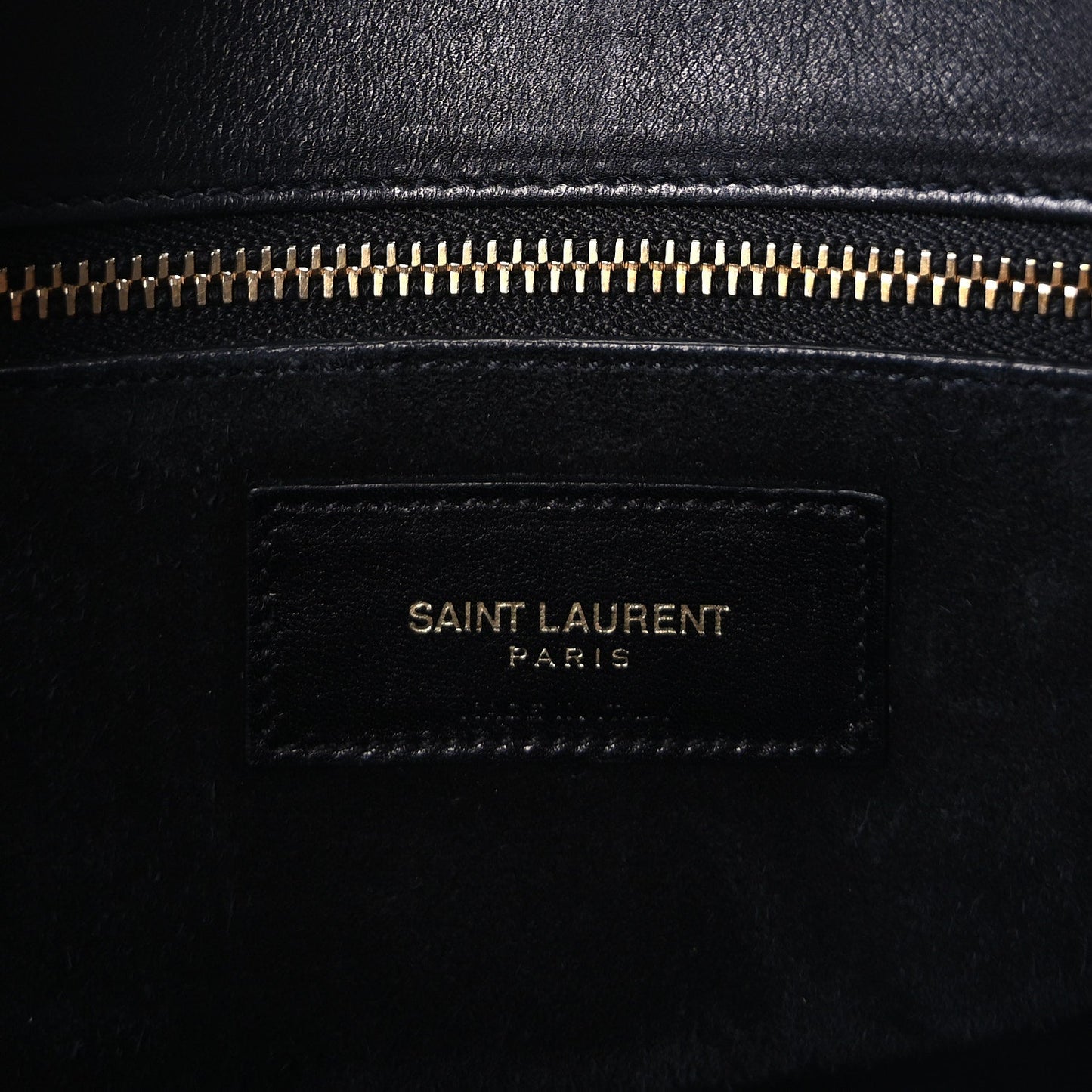 Saint Laurent Calfskin Small Sac De Jour Black