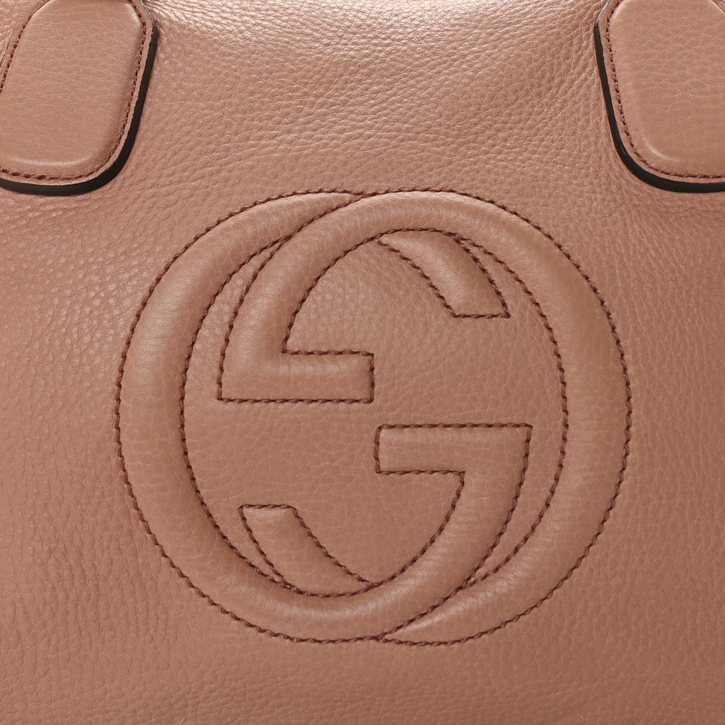 Gucci Cellarius Calfskin Small Soho Top Handle Satchel Pink