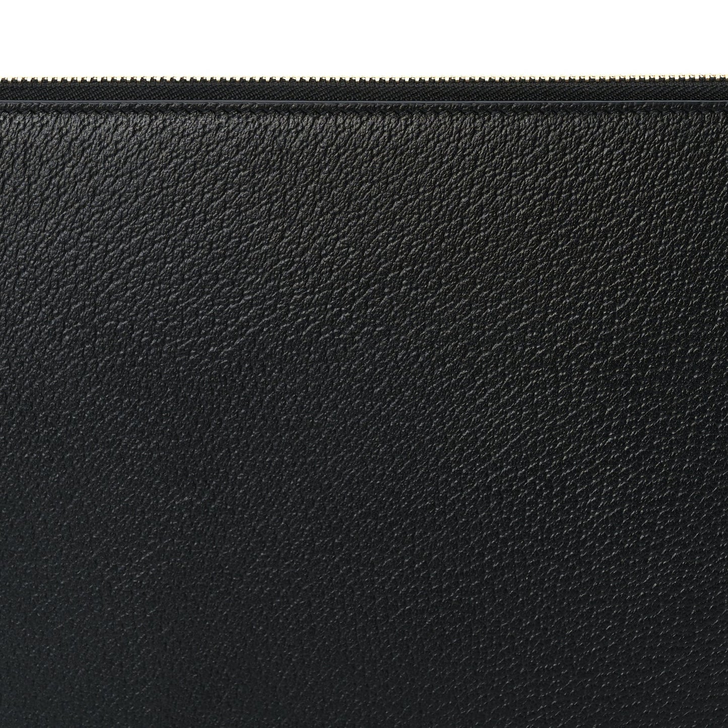 Gucci Calfskin Horsebit 1955 Wristlet Pouch  Black
