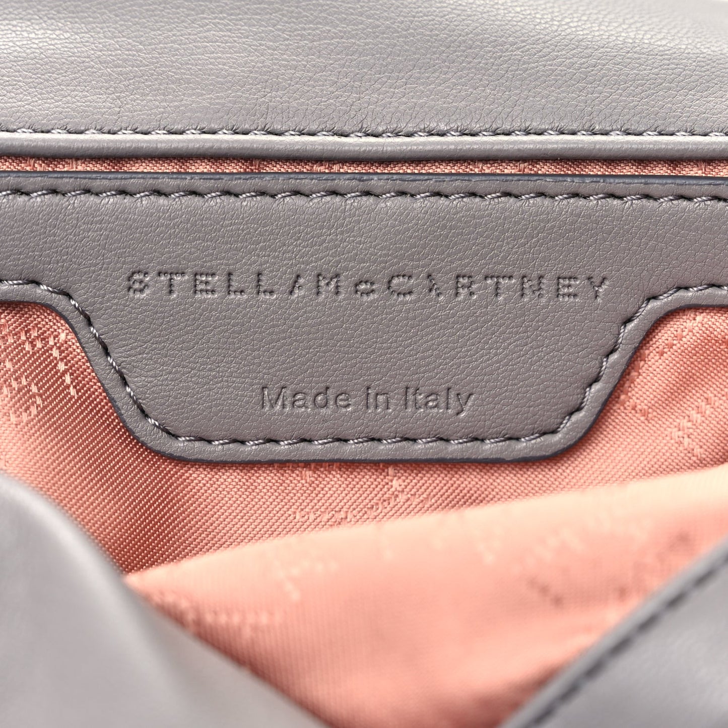 Stella McCartney Eco Alter Nappa Mini Falabella Chain Cage Tote Grey