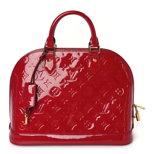 Louis Vuitton Vernis Alma PM  Cherry