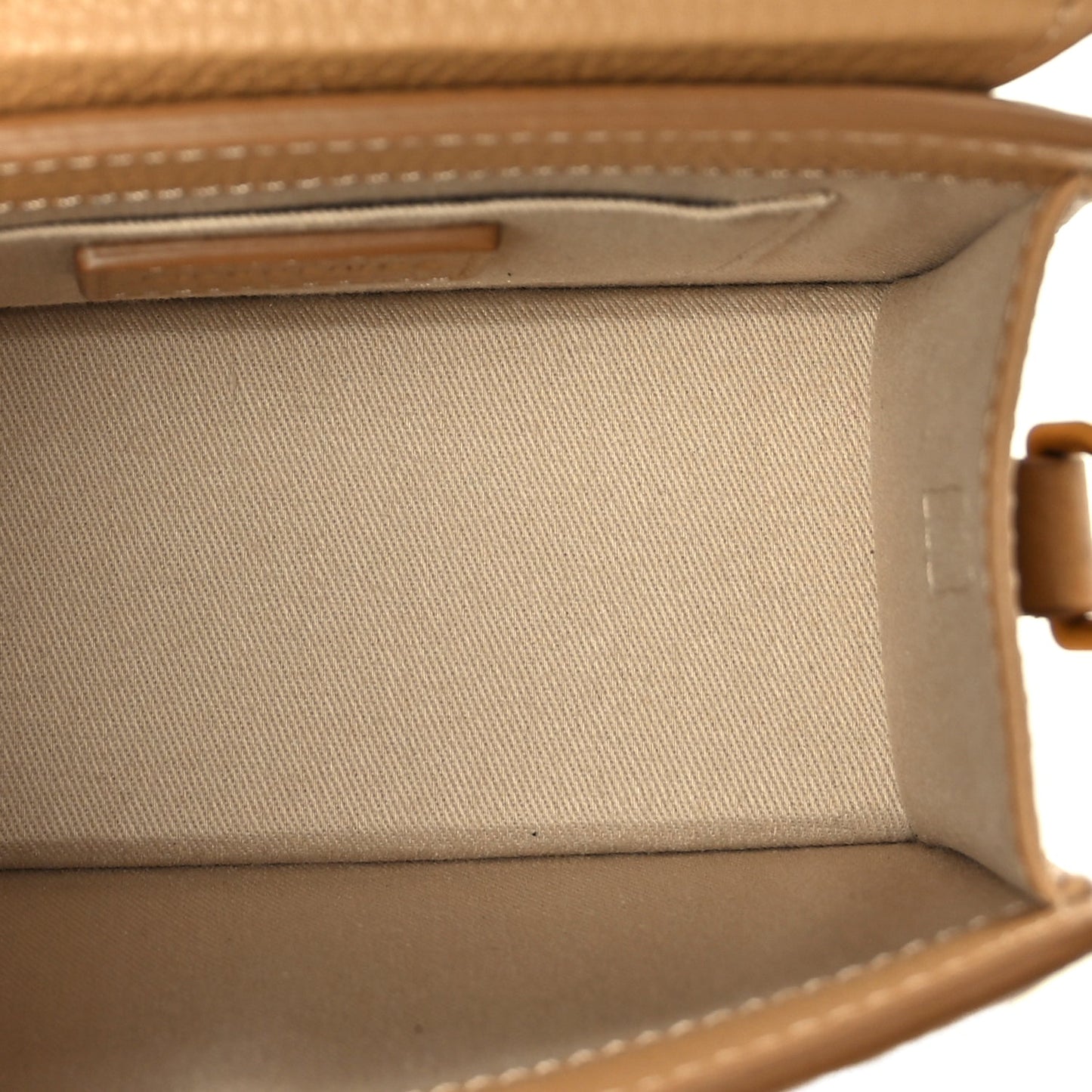 Jacquemus Grained Calfskin Le Chiquito Noeud  Camel