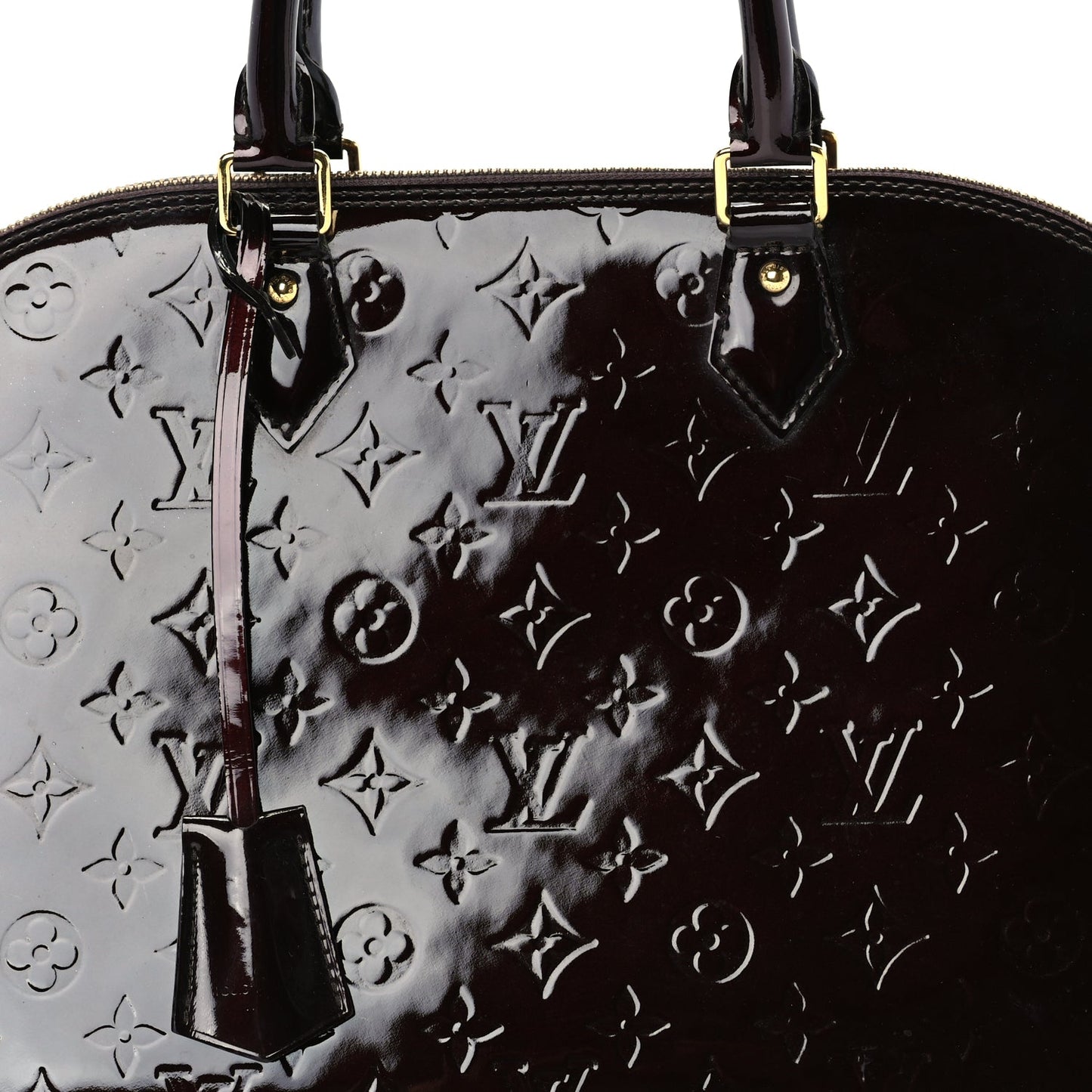 Louis Vuitton Vernis Alma GM Amarante Amarante
