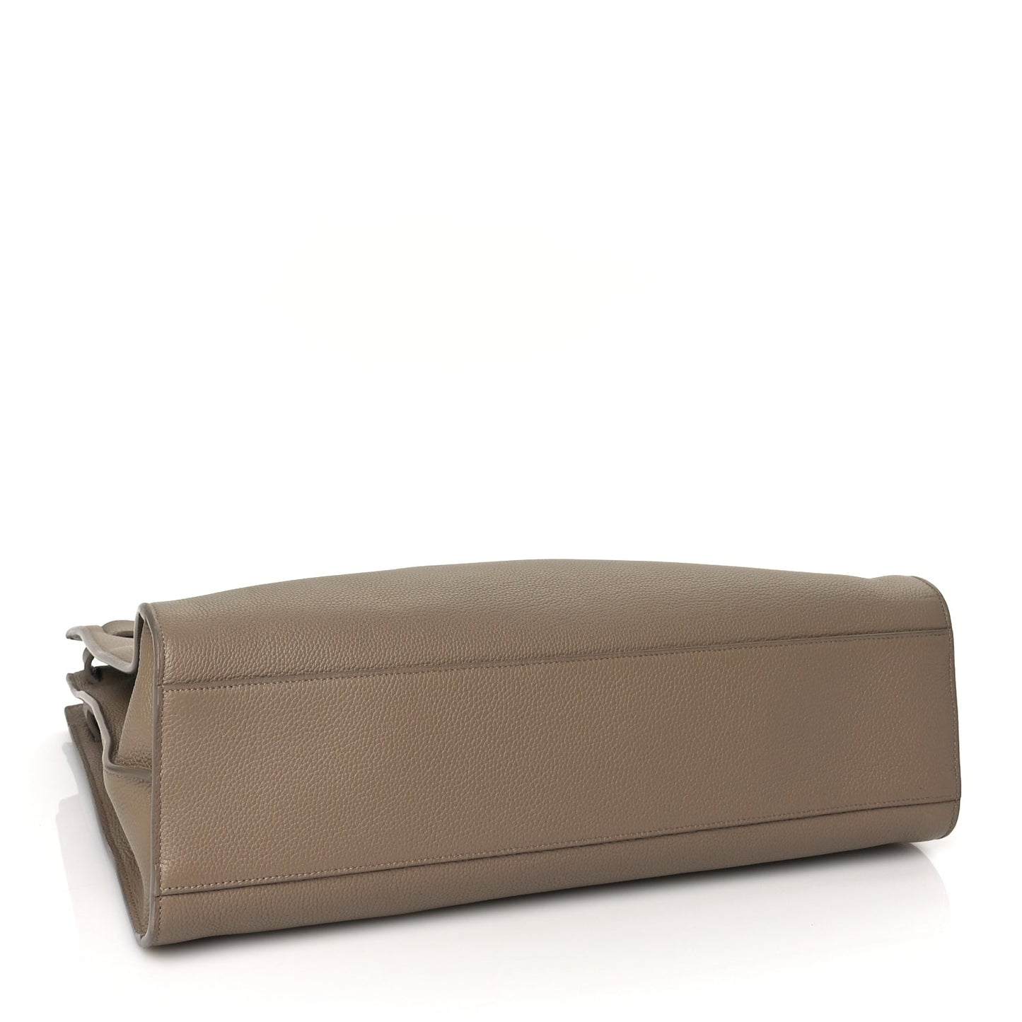 Saint Laurent Calfskin Large Souple Sac De Jour Dark Beige